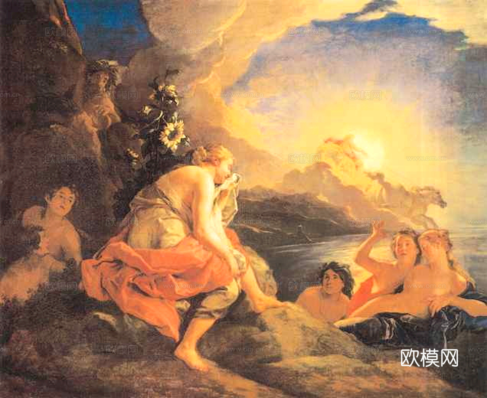 油画挂画抽象画艺术装饰画壁画水墨字画世界名画下载