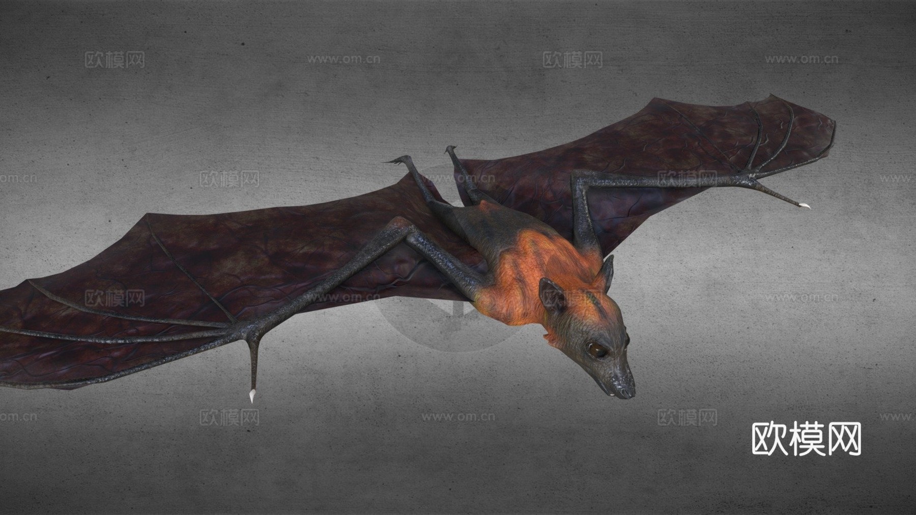 雷霆飞狐3d模型下载（渲染图1）