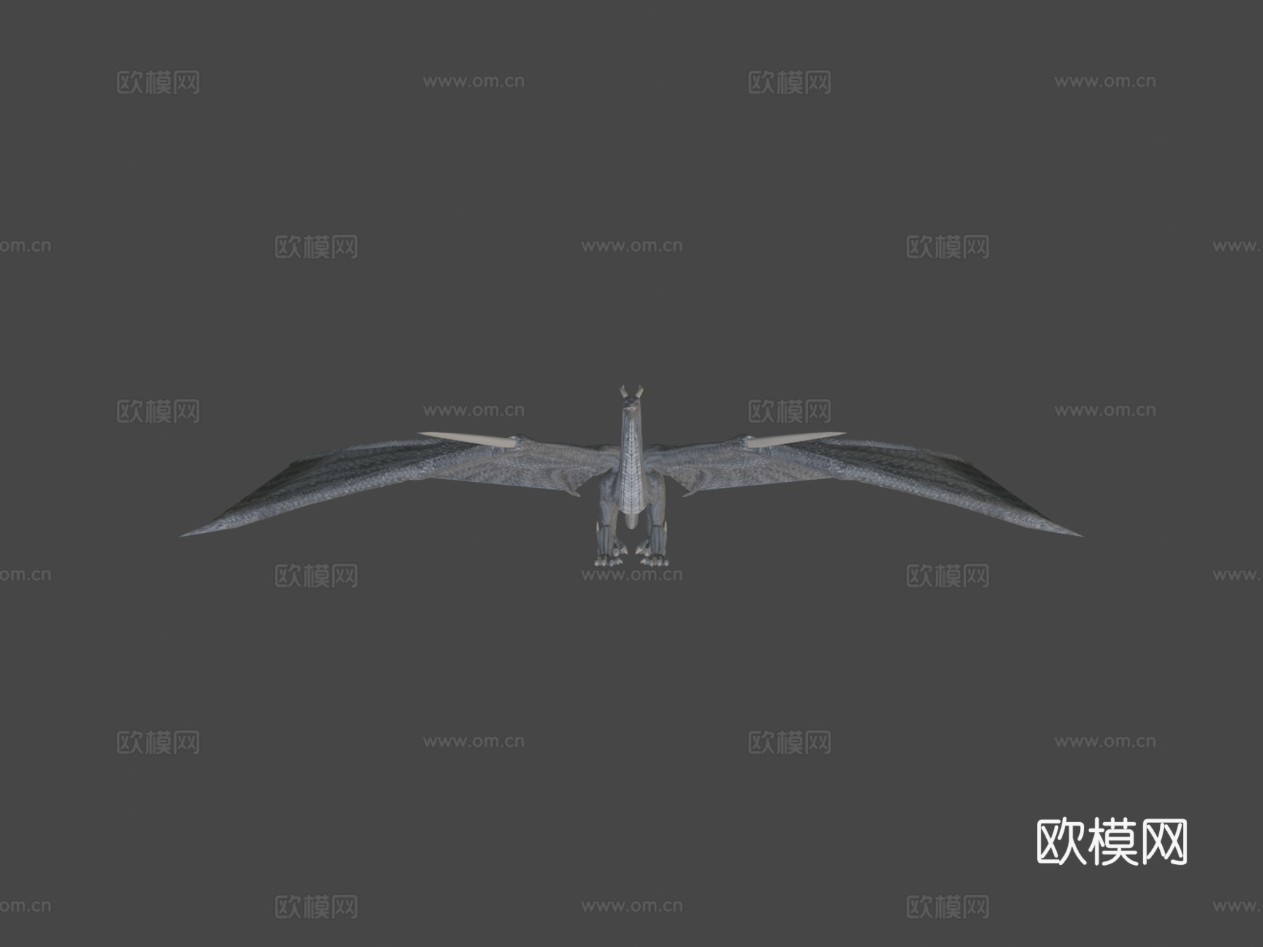 龙绑定3d模型下载（渲染图6）