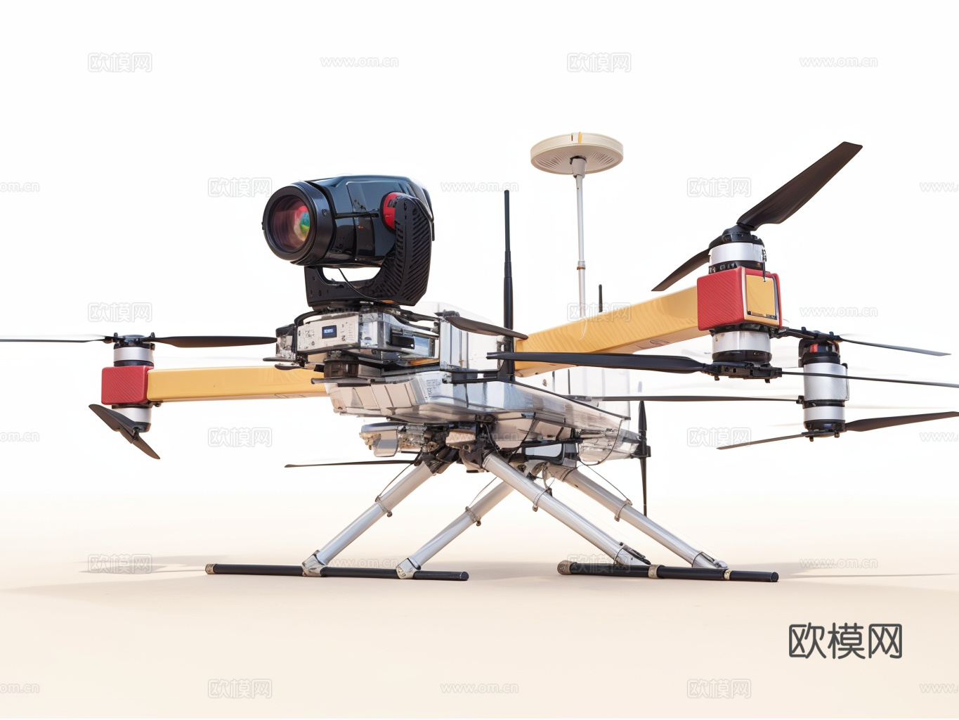 雕塑摆件家居灯具器材设备室外建筑小品su模型下载（渲染图1）