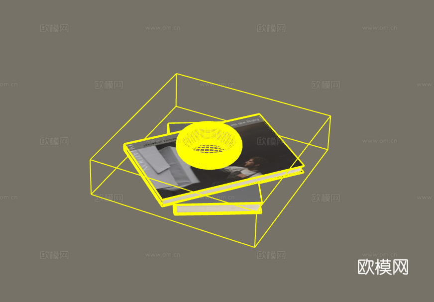 摆件组合su模型下载（渲染图2）