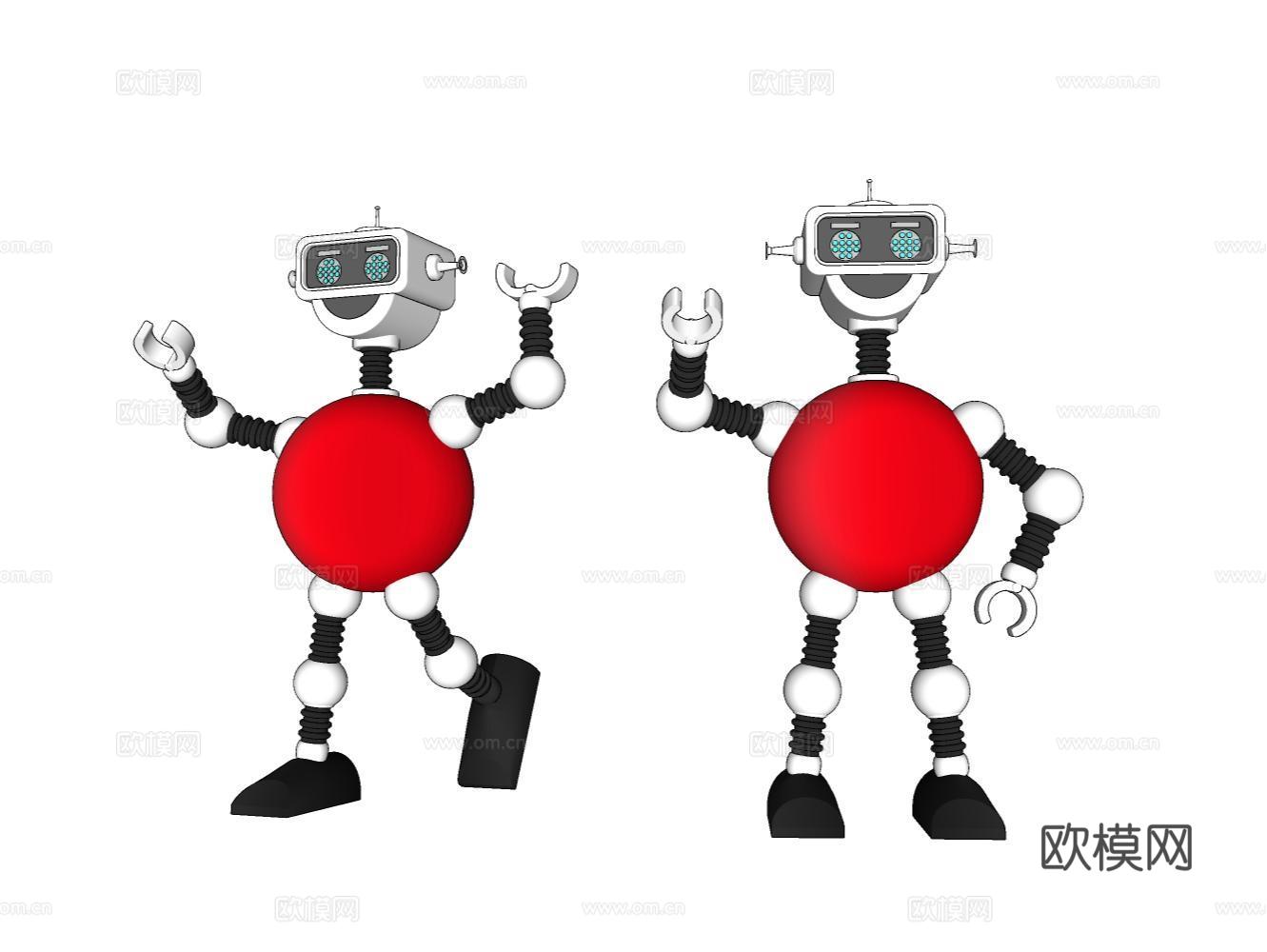 雕塑摆件家具灯具器材设备室外建筑小品su模型下载（渲染图2）