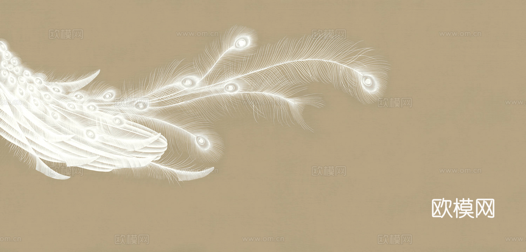 新中式壁纸壁画壁布墙纸墙布云海山水字画花鸟仙鹤荷花花鸟建筑背