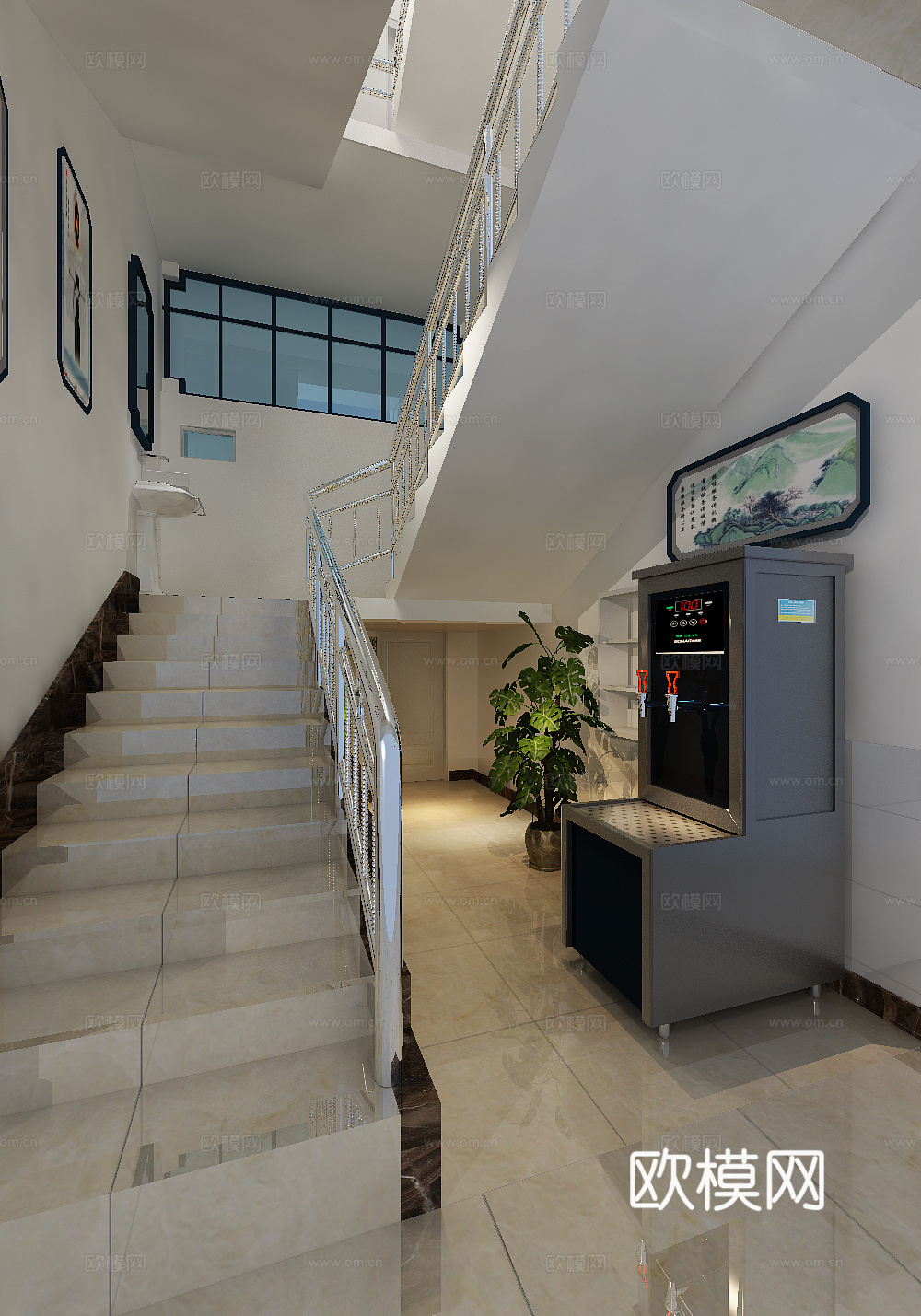 现代热水器热水炉3d模型