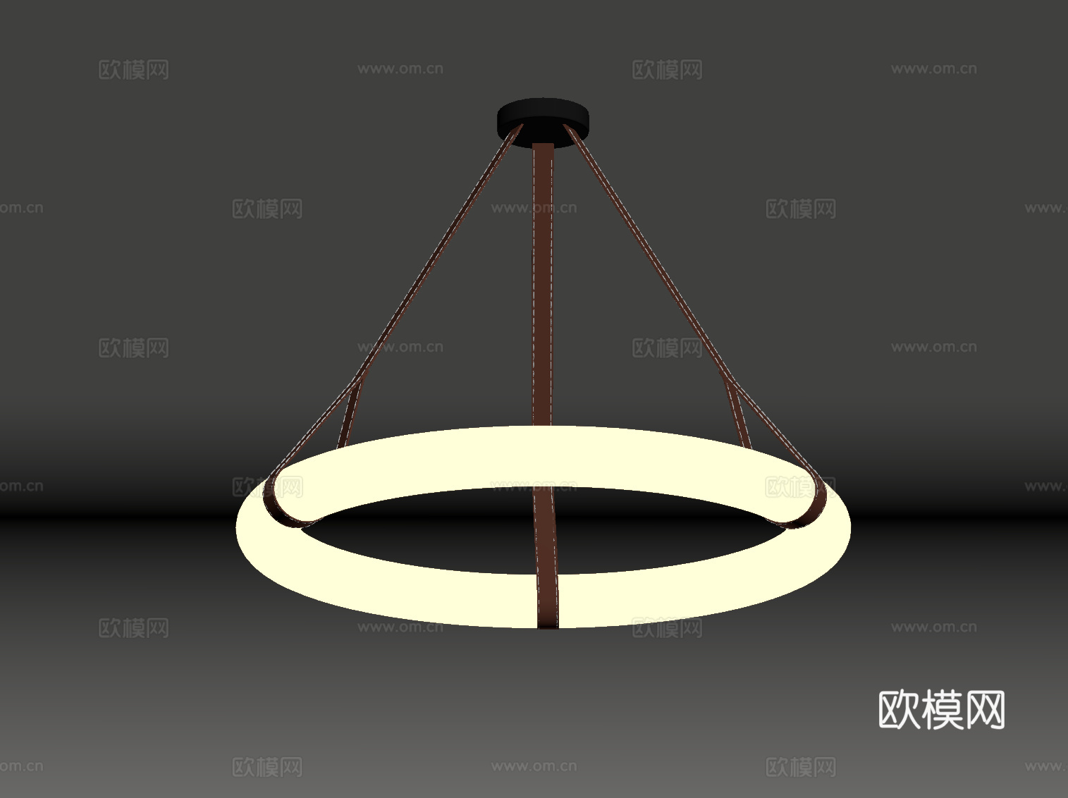 现代意式吊灯 客厅吊灯su模型