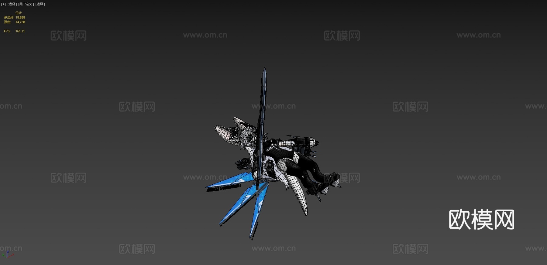 黑心娜娜奇1.13d模型下载（渲染图4）