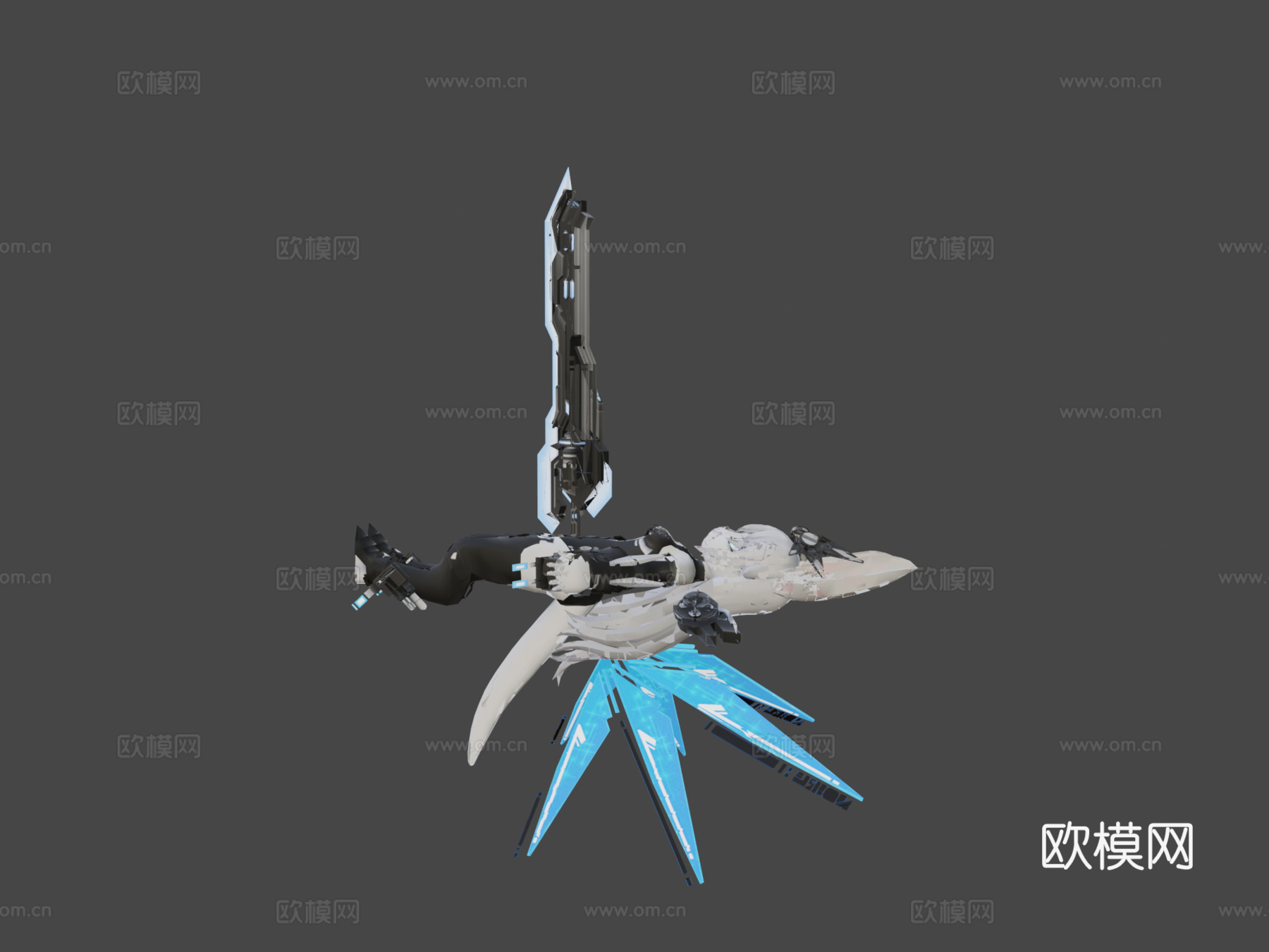 黑心娜娜奇1.13d模型下载（渲染图7）