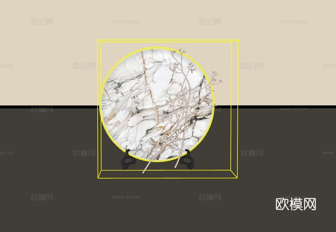 饰品摆件su模型