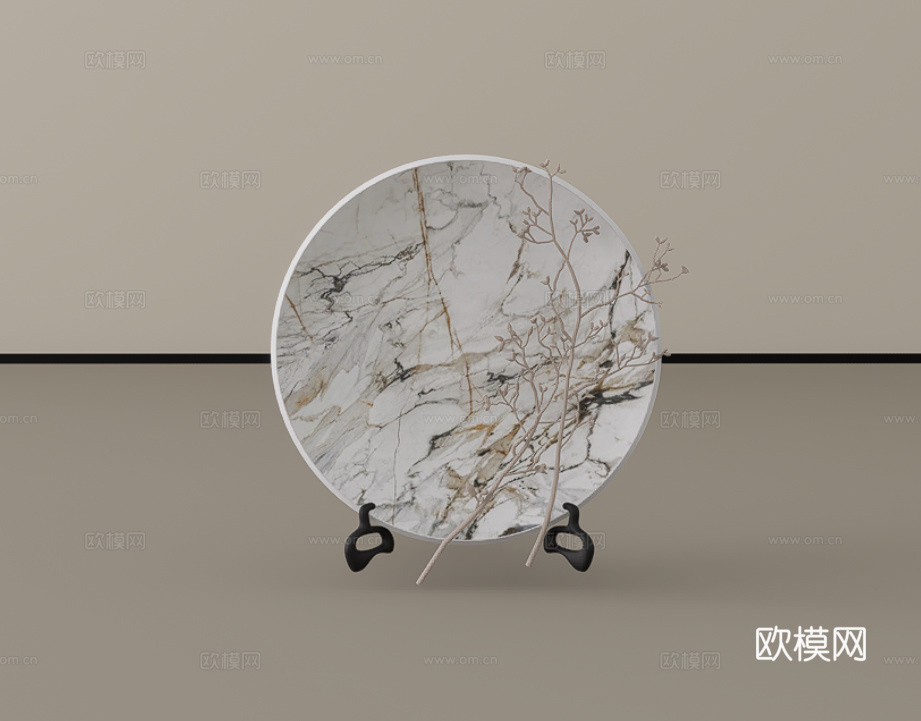 饰品摆件su模型