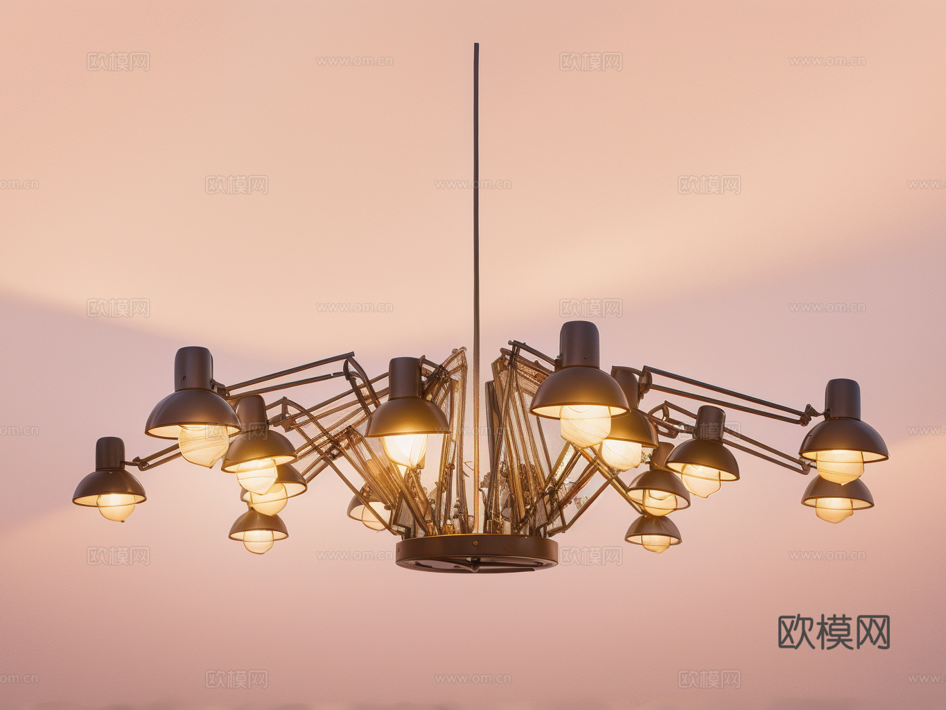 雕塑摆件家具灯具器材设备室外建筑小品su模型下载（渲染图1）