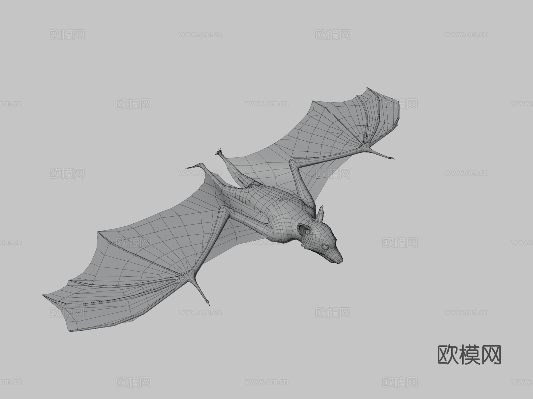 雷霆飞狐3d模型下载（渲染图3）