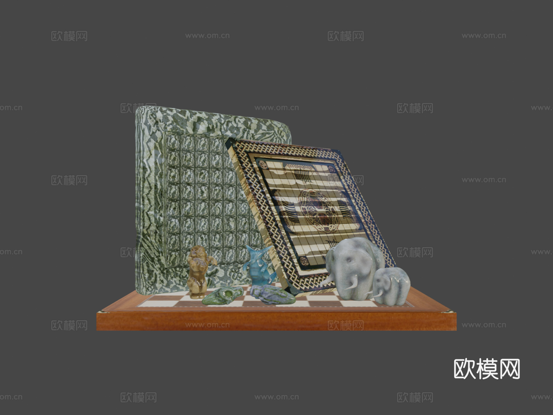 人偶与板件3d模型下载（渲染图7）