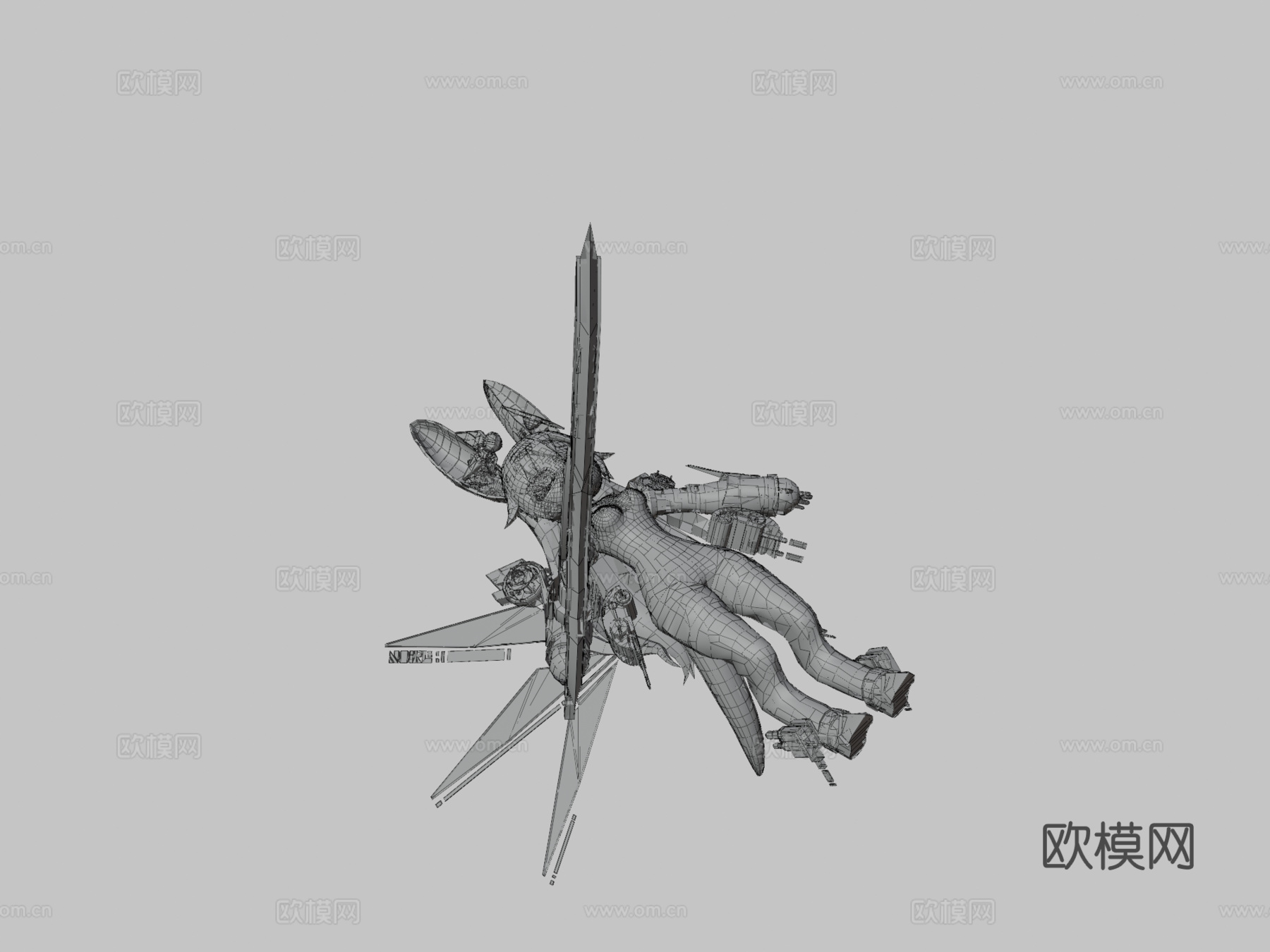 黑心娜娜奇1.13d模型下载（渲染图3）