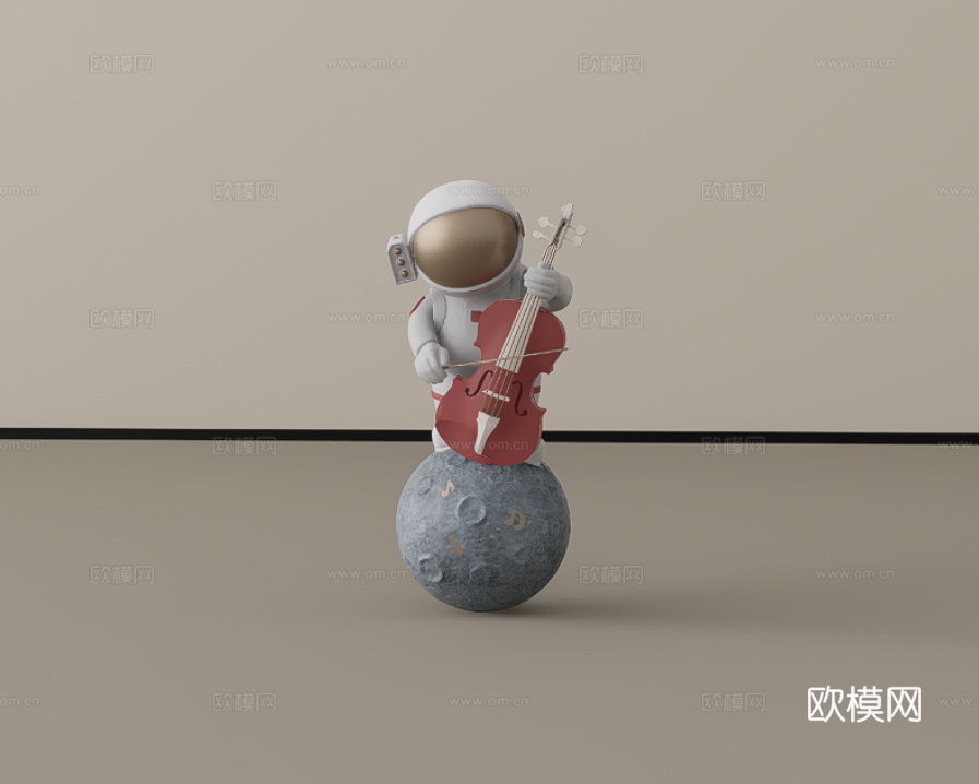 雕塑摆件su模型