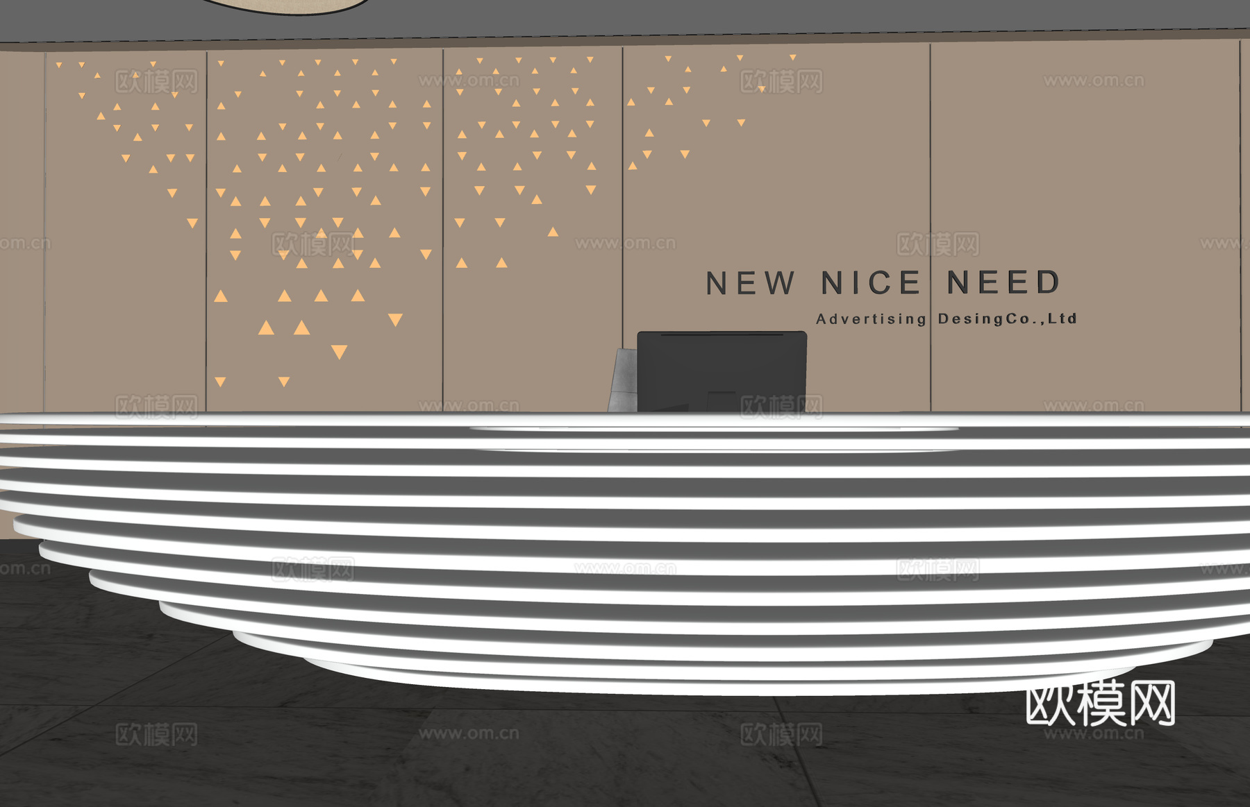 展厅 大厅 办公空间su模型