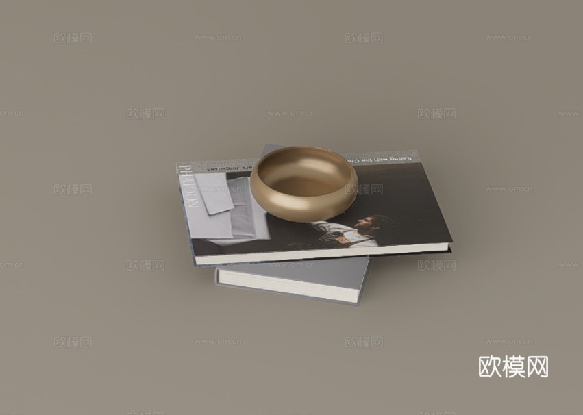 摆件组合su模型下载（渲染图1）