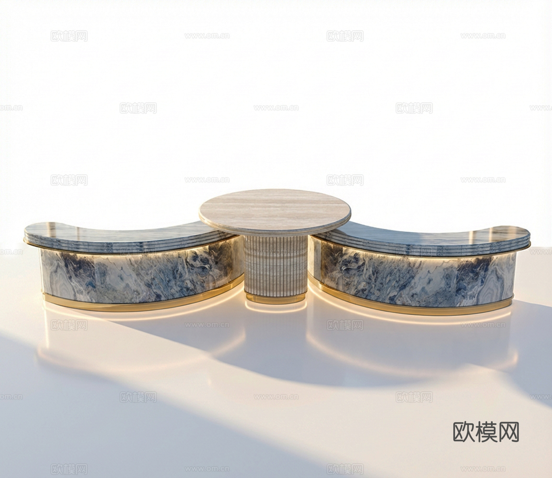 异形前台 水吧台2014vr3d模型