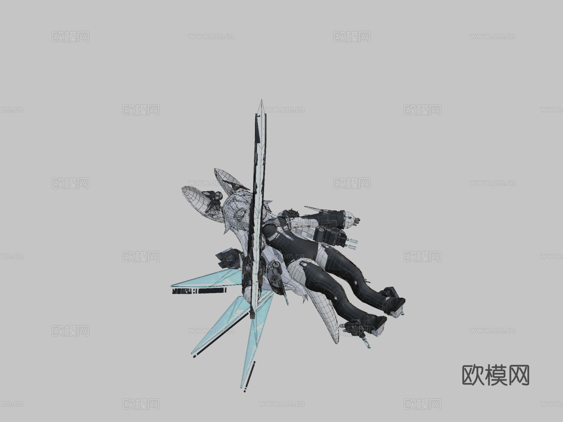 黑心娜娜奇1.13d模型下载（渲染图2）