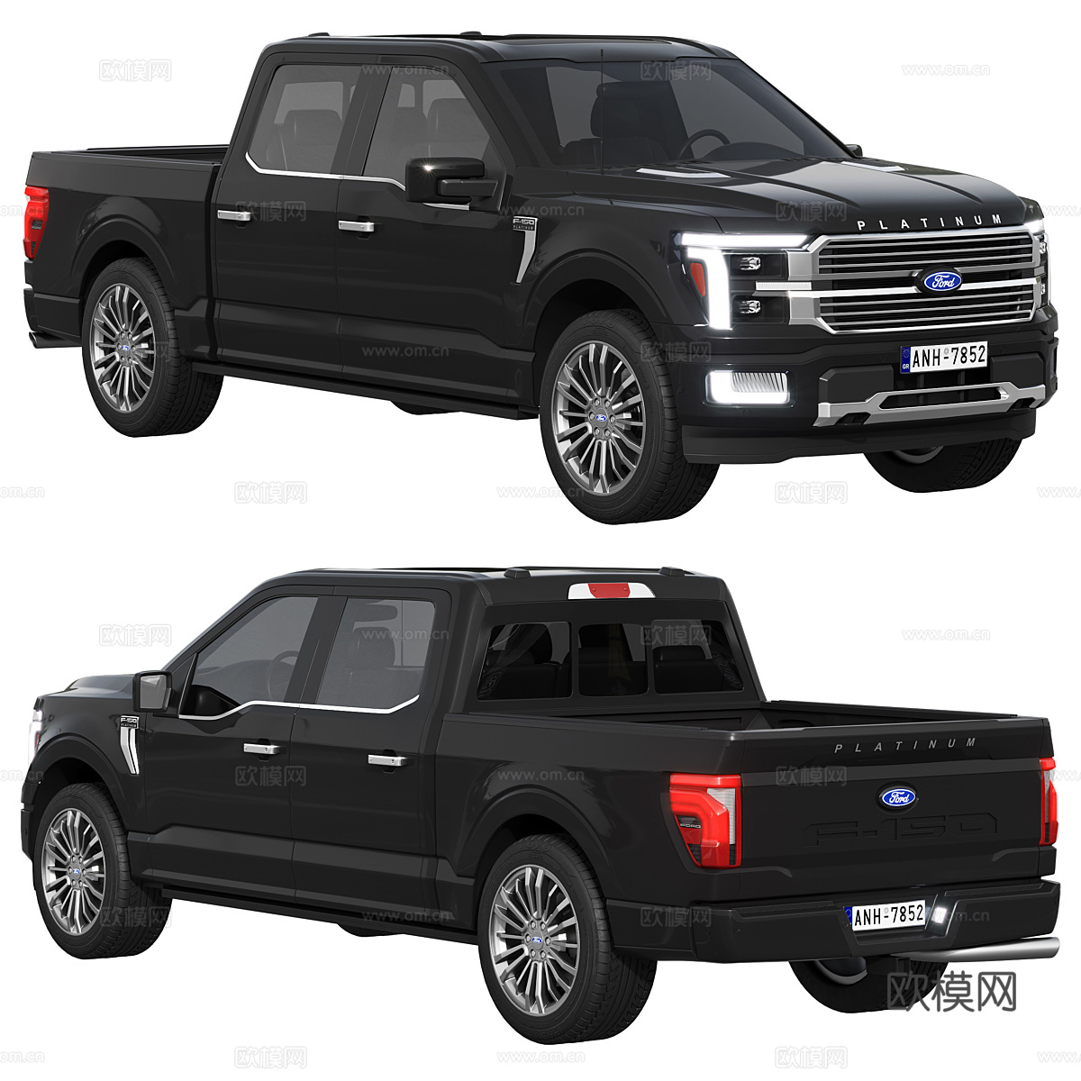 福特汽车150型号3d模型