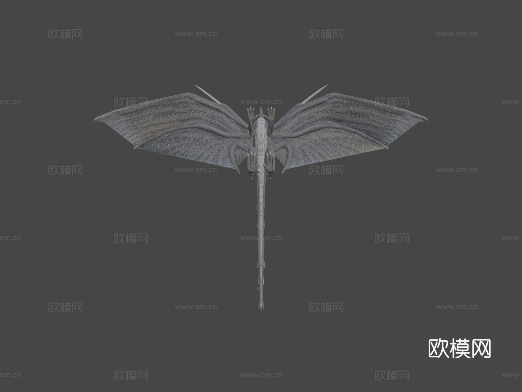 龙绑定3d模型下载（渲染图5）