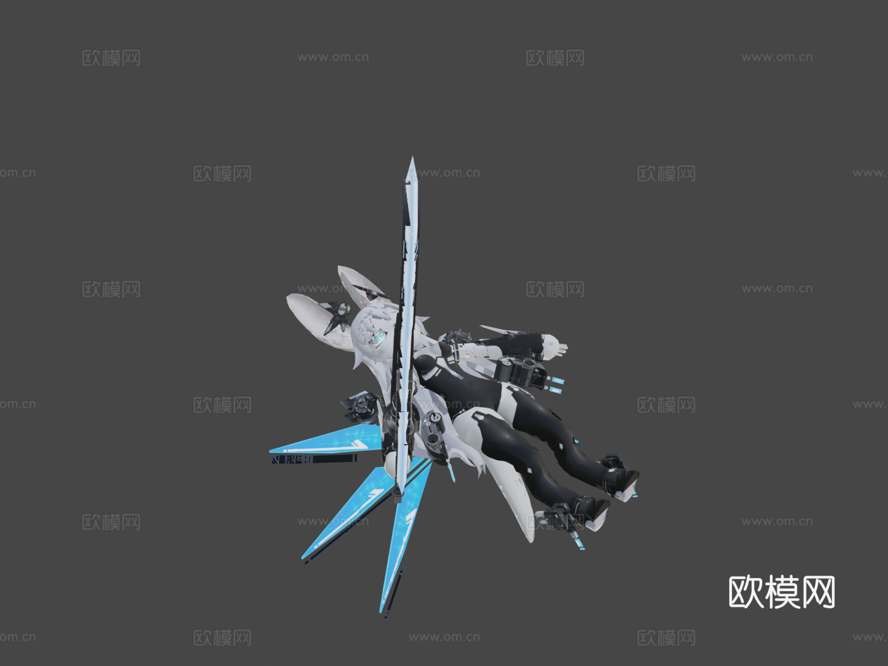 黑心娜娜奇1.13d模型下载（渲染图8）