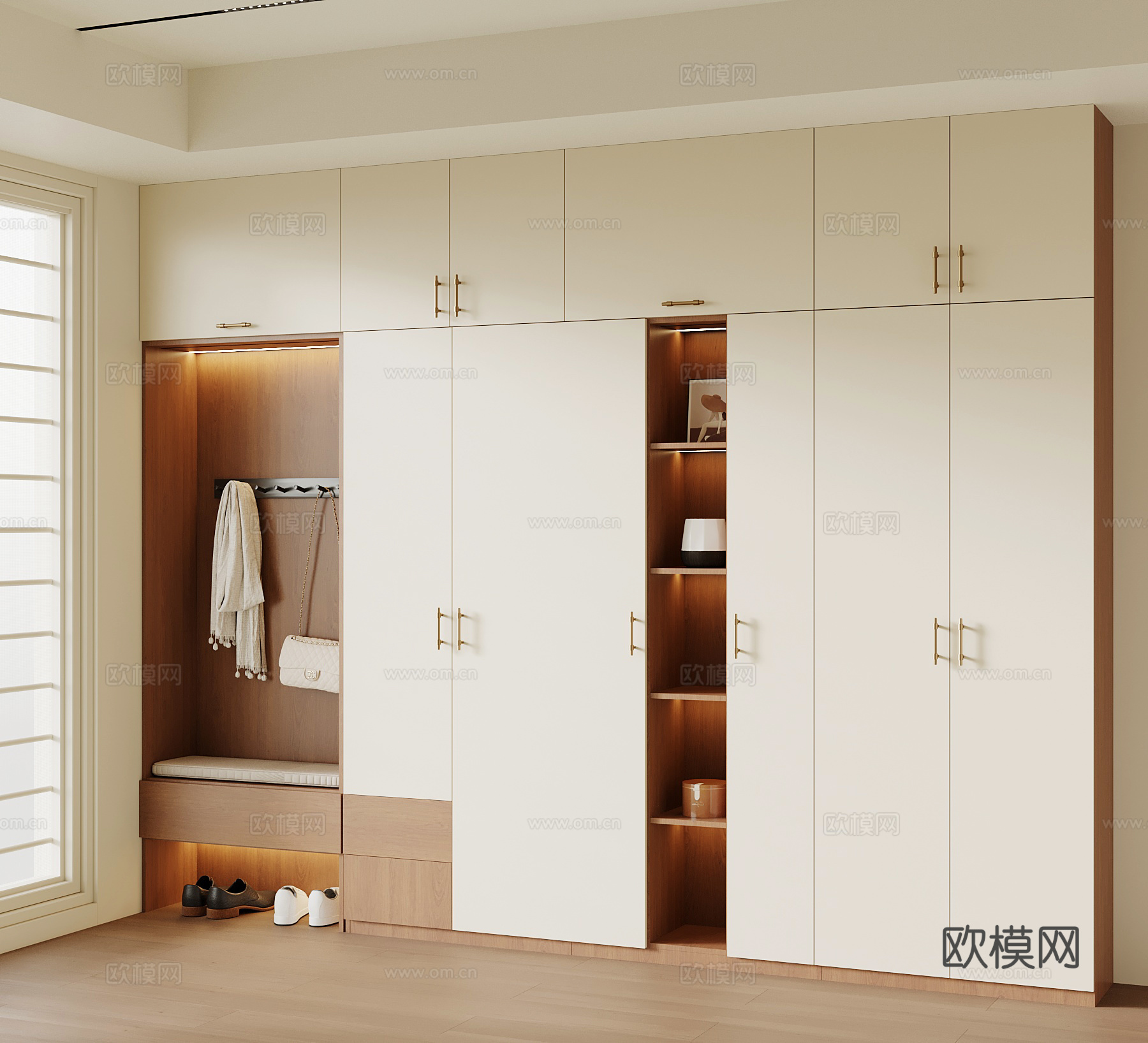 中古玄关鞋柜su模型