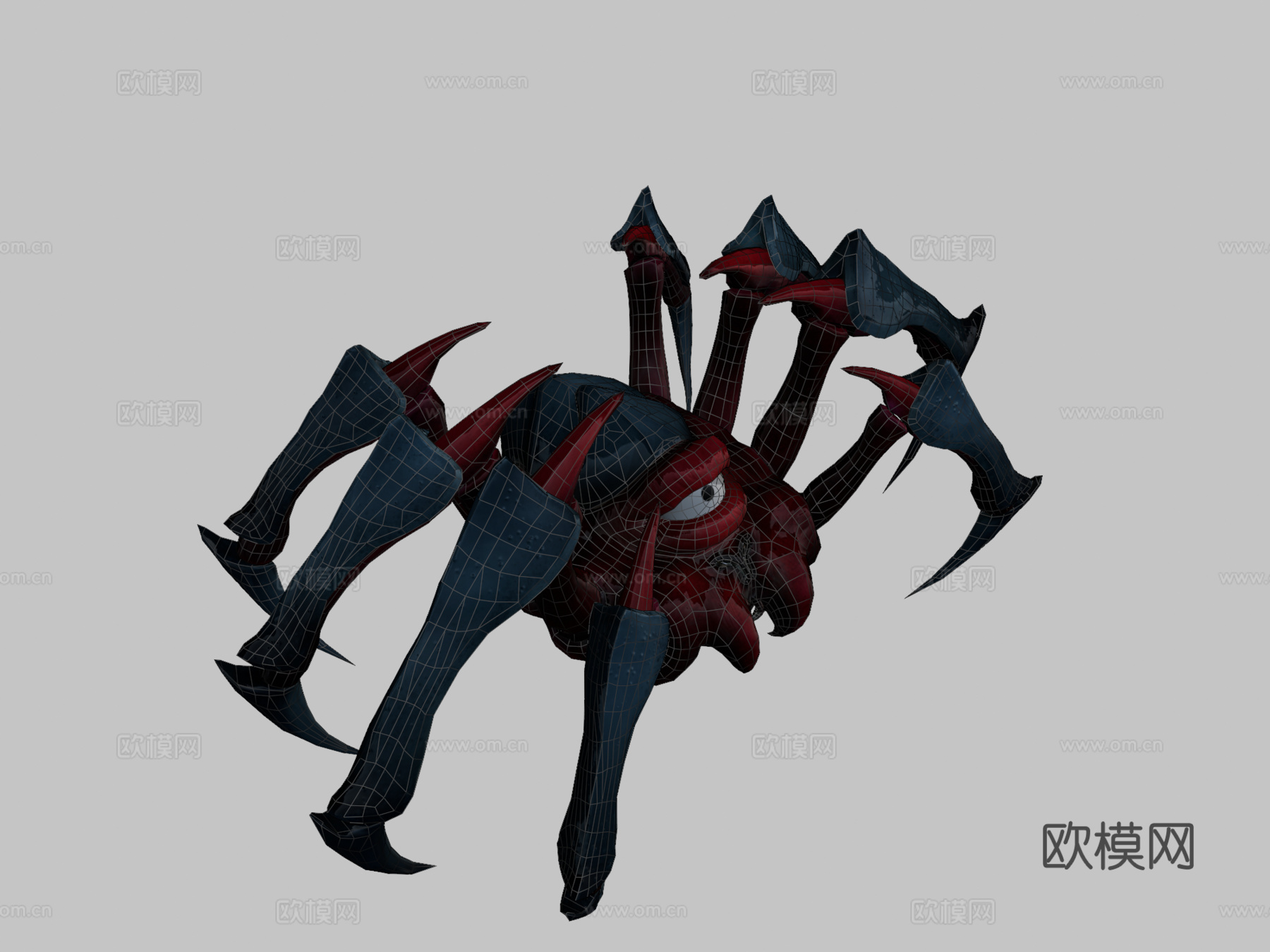 蜘蛛3d模型