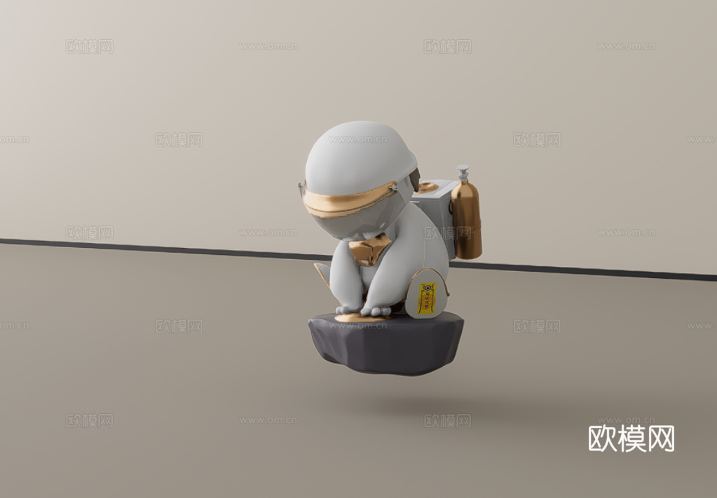 雕塑摆件su模型