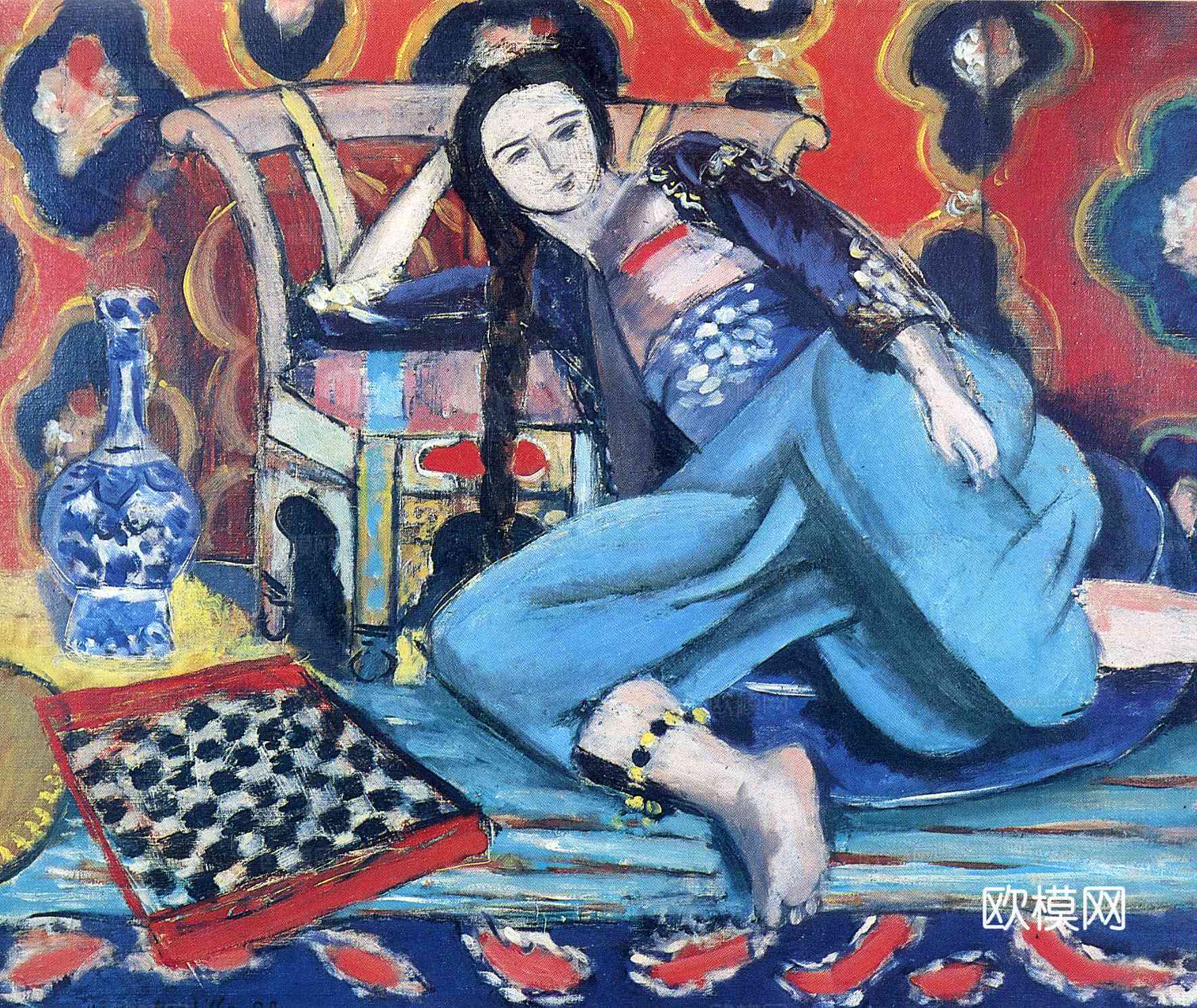 马蒂斯野兽派绘画作品，现代世界经典名画，抽象画267 马蒂斯下载