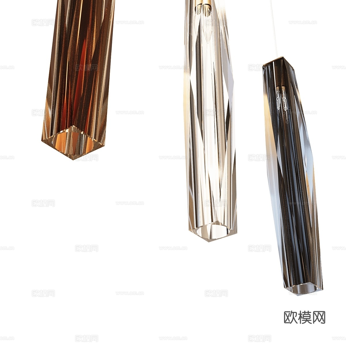 MODELUX 轻奢吊灯3d模型下载（渲染图4）