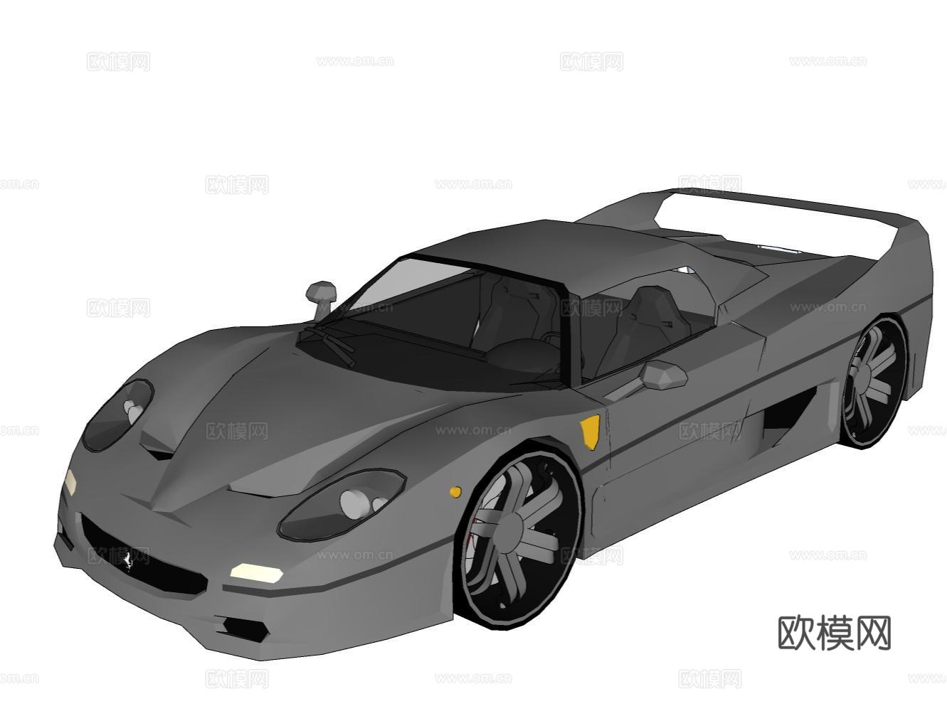 雕塑摆件家具灯具器材设备室外建筑小品su模型下载（渲染图2）