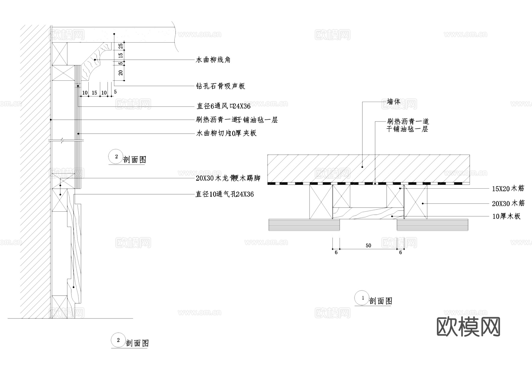乒乓球室室内装饰CAD施工图集cad施工图