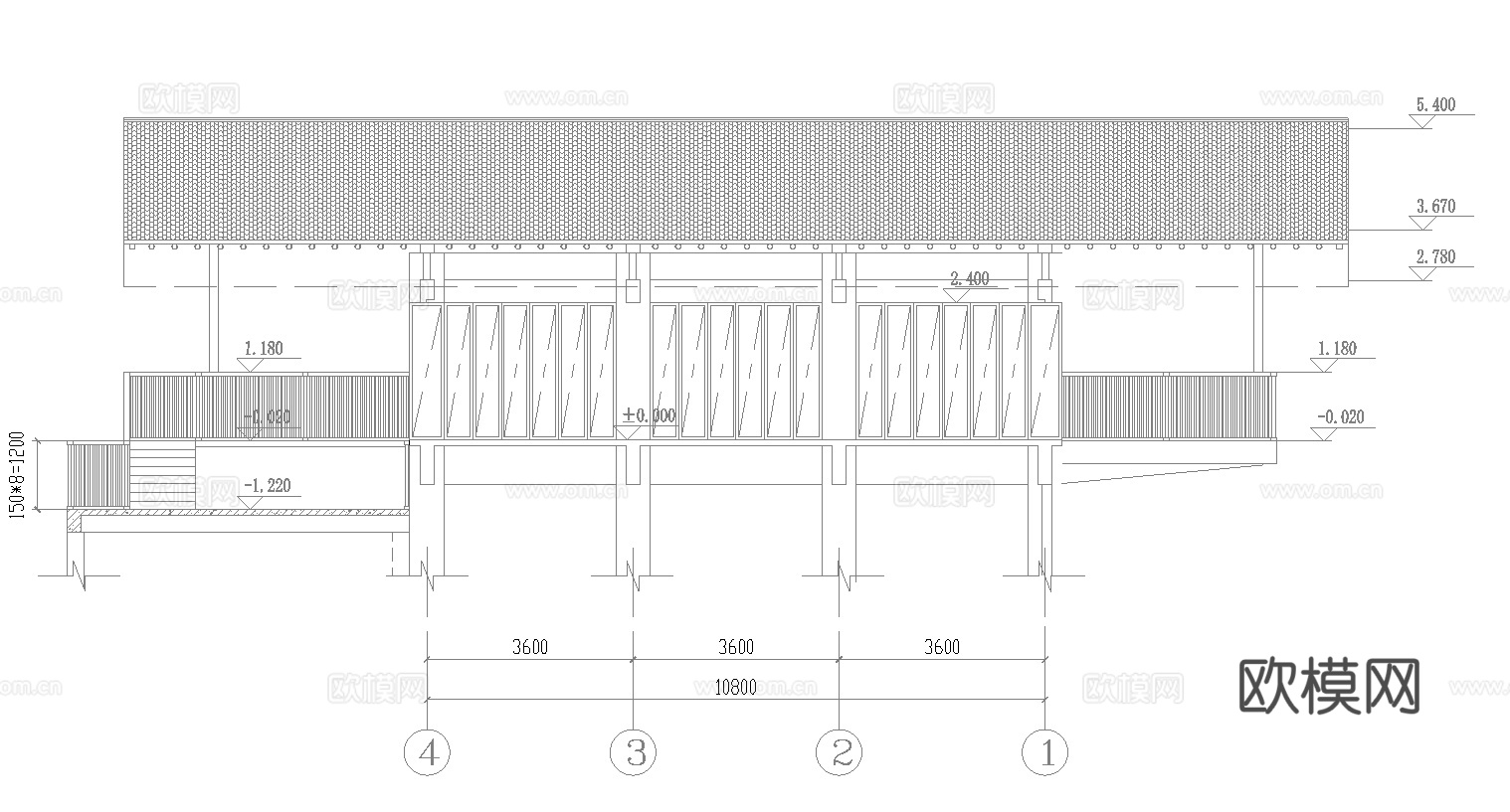 茶楼 茶馆  最新全套施工图合集cad施工图