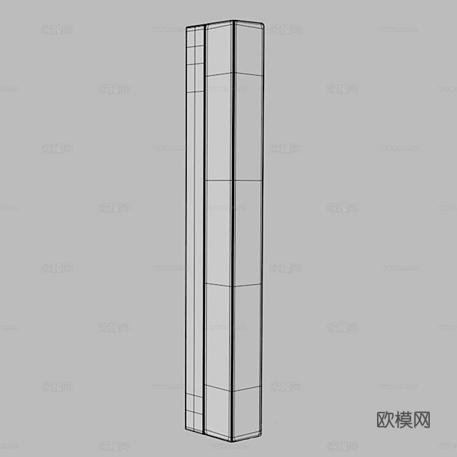 MODELUX 轻奢条形壁灯3d模型下载（渲染图3）