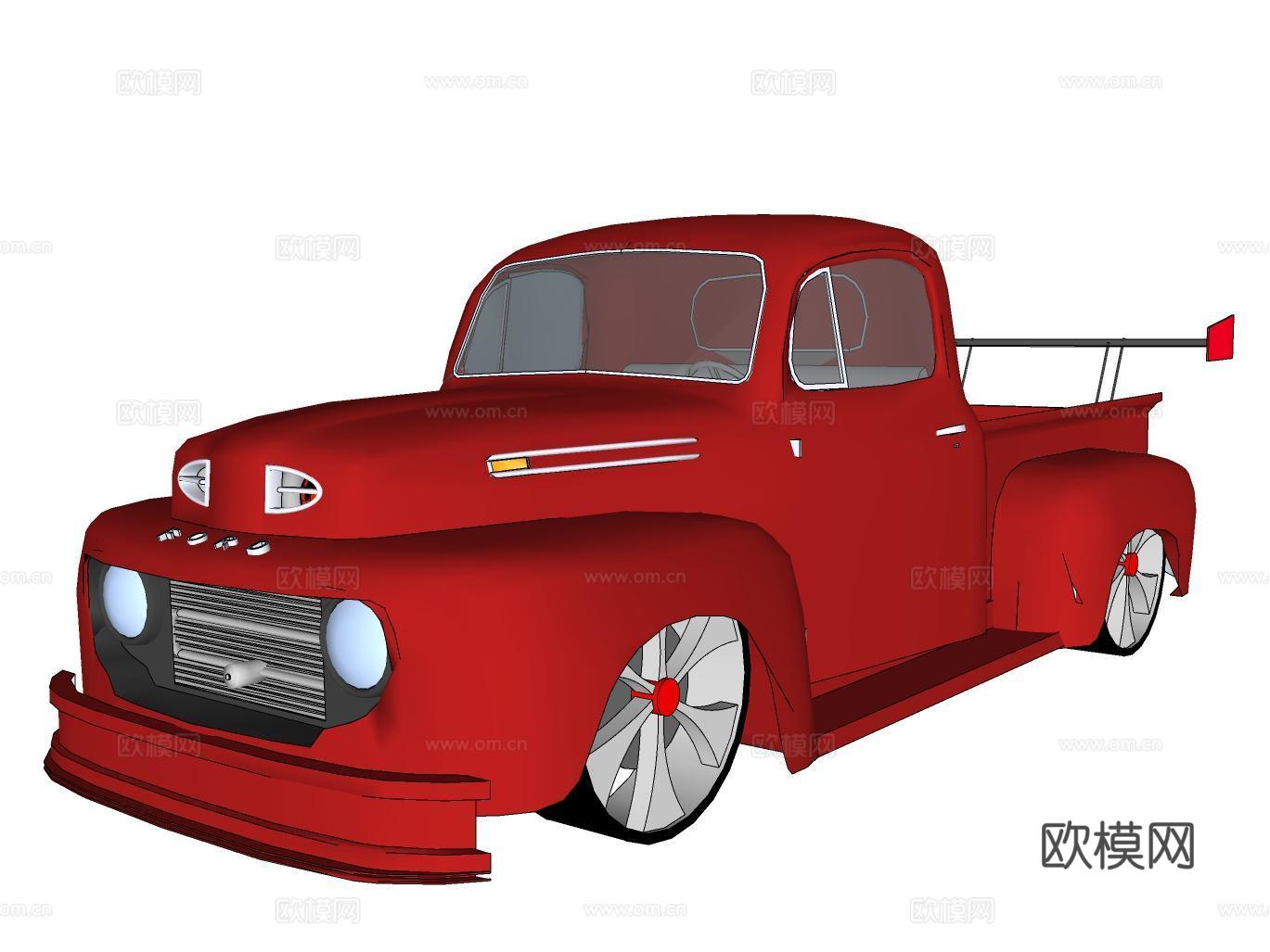 汽车su模型下载（渲染图2）