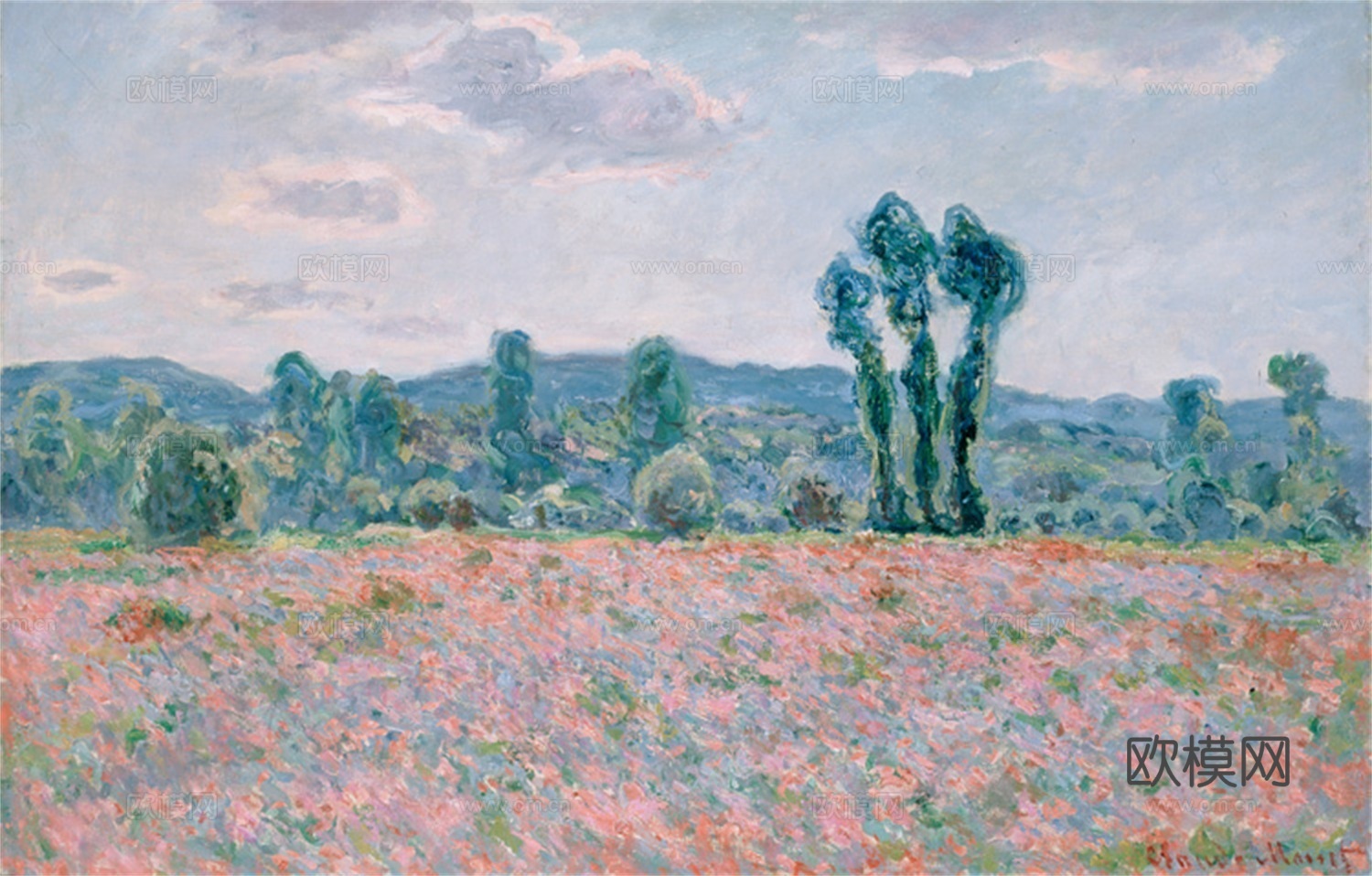 莫奈印象派绘画作品，世界经典名画68Claude Monet