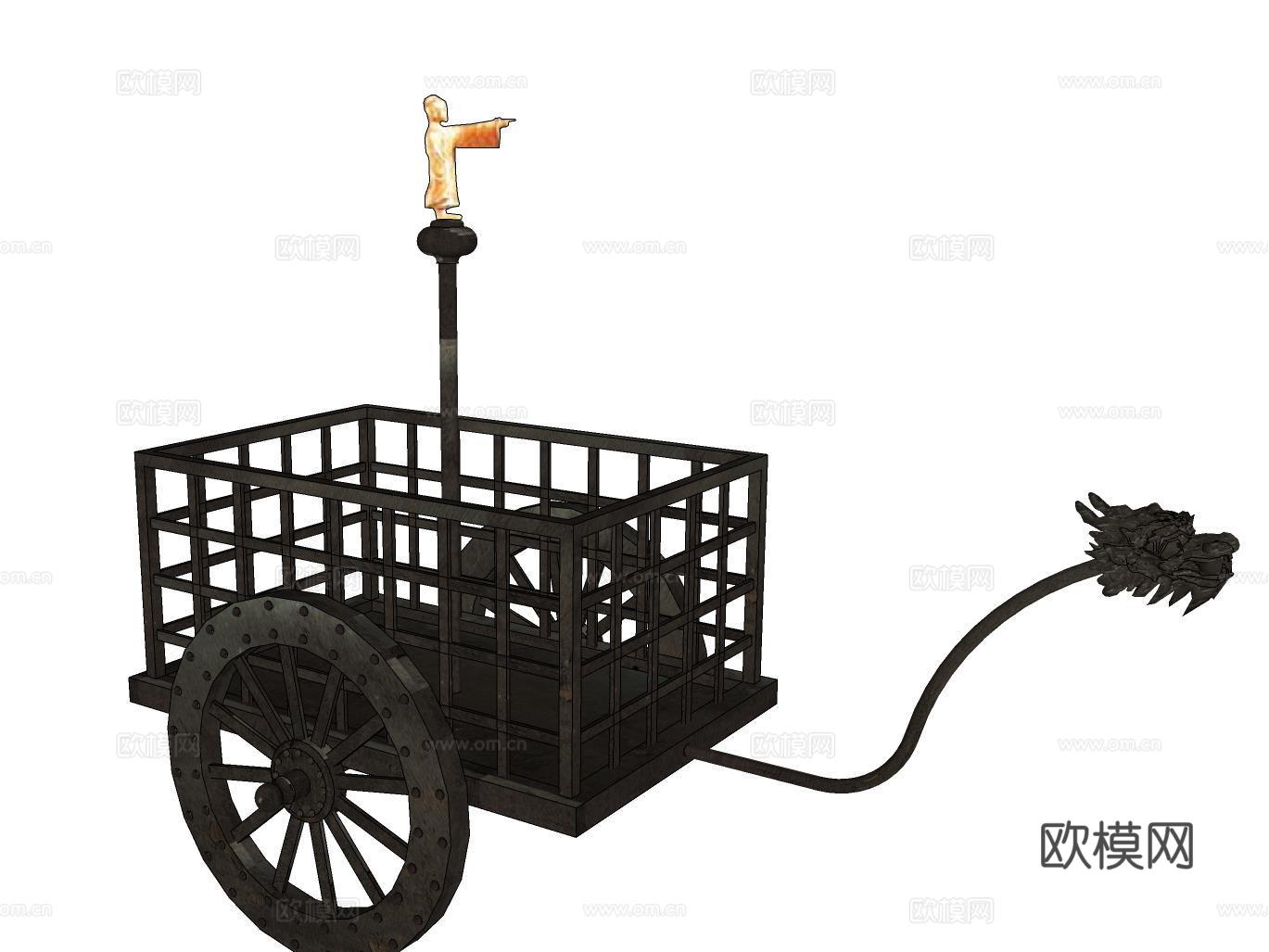 马车su模型