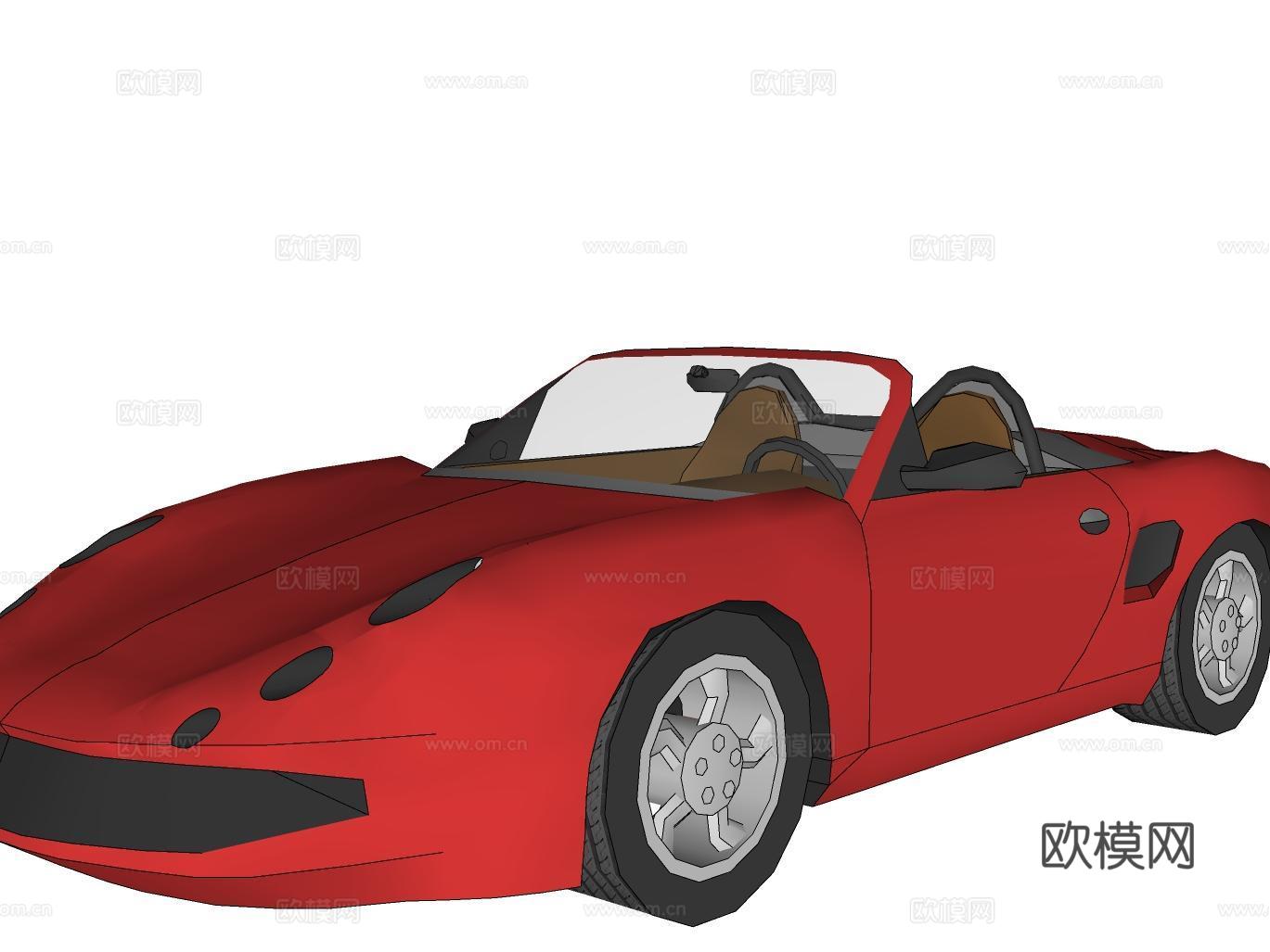 汽车su模型下载（渲染图2）