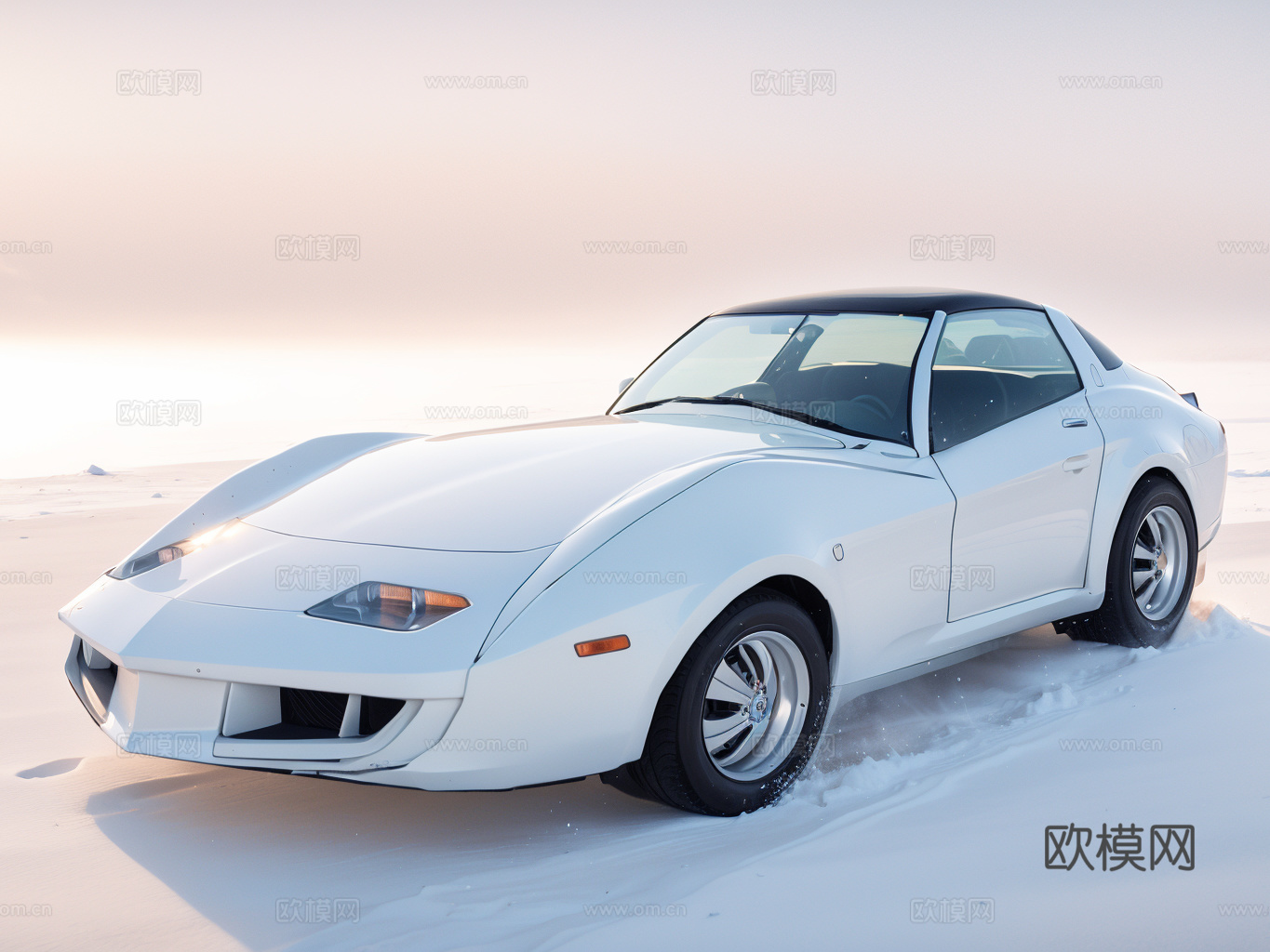 汽车su模型下载（渲染图1）