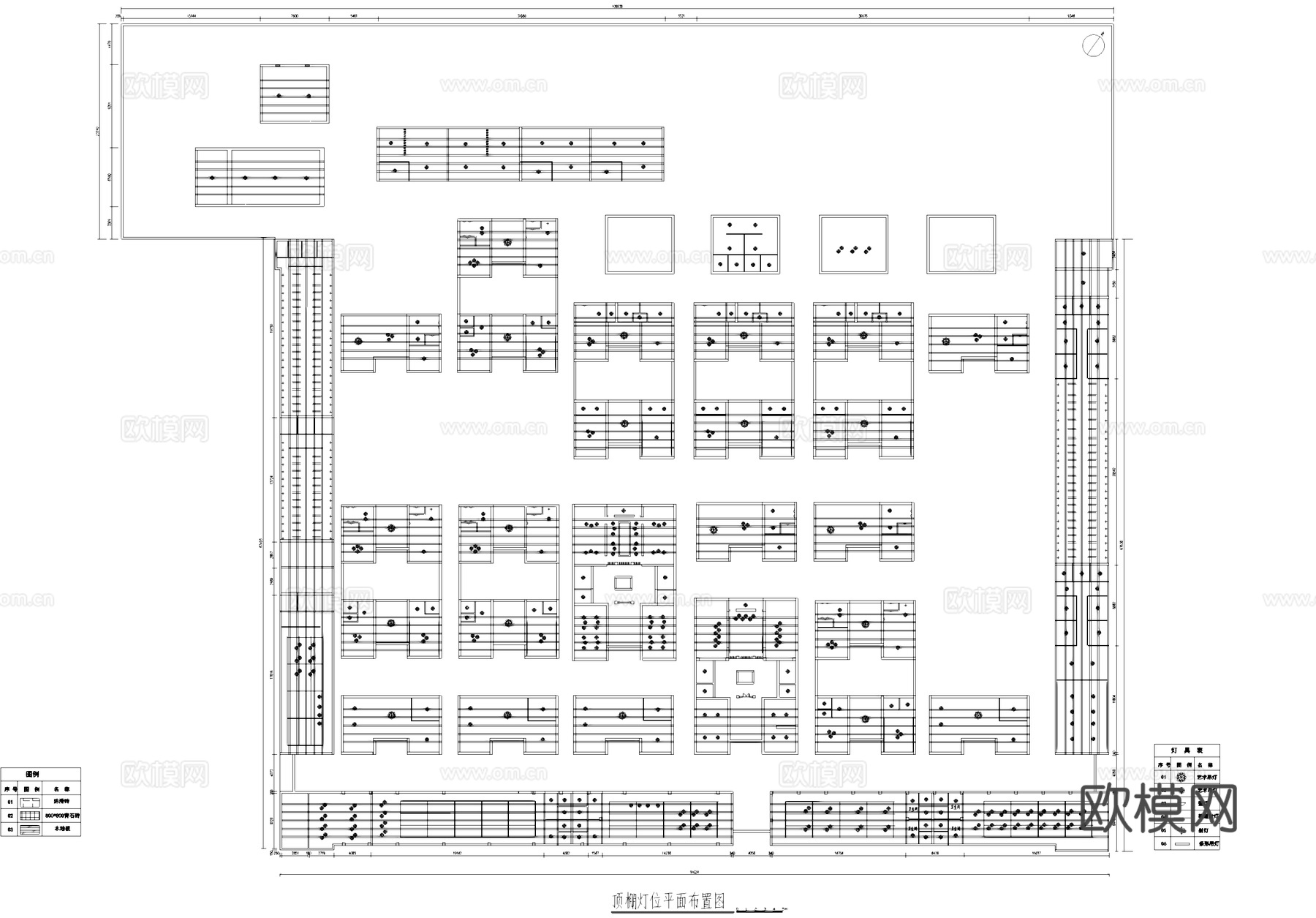 民宿酒店室内工装CAD施工图cad施工图