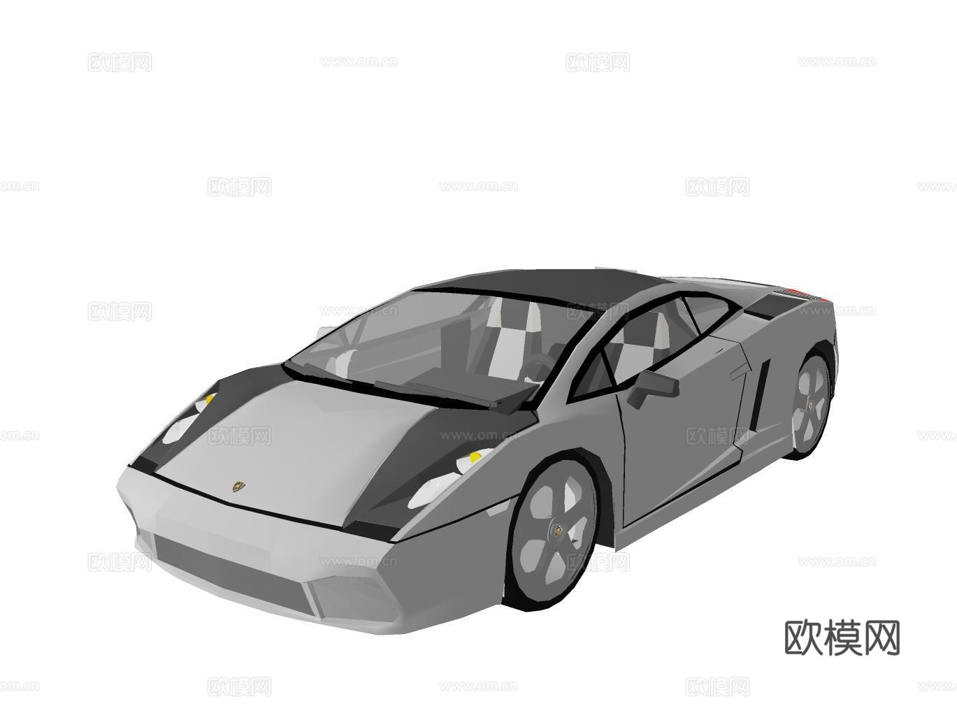 汽车su模型下载（渲染图2）