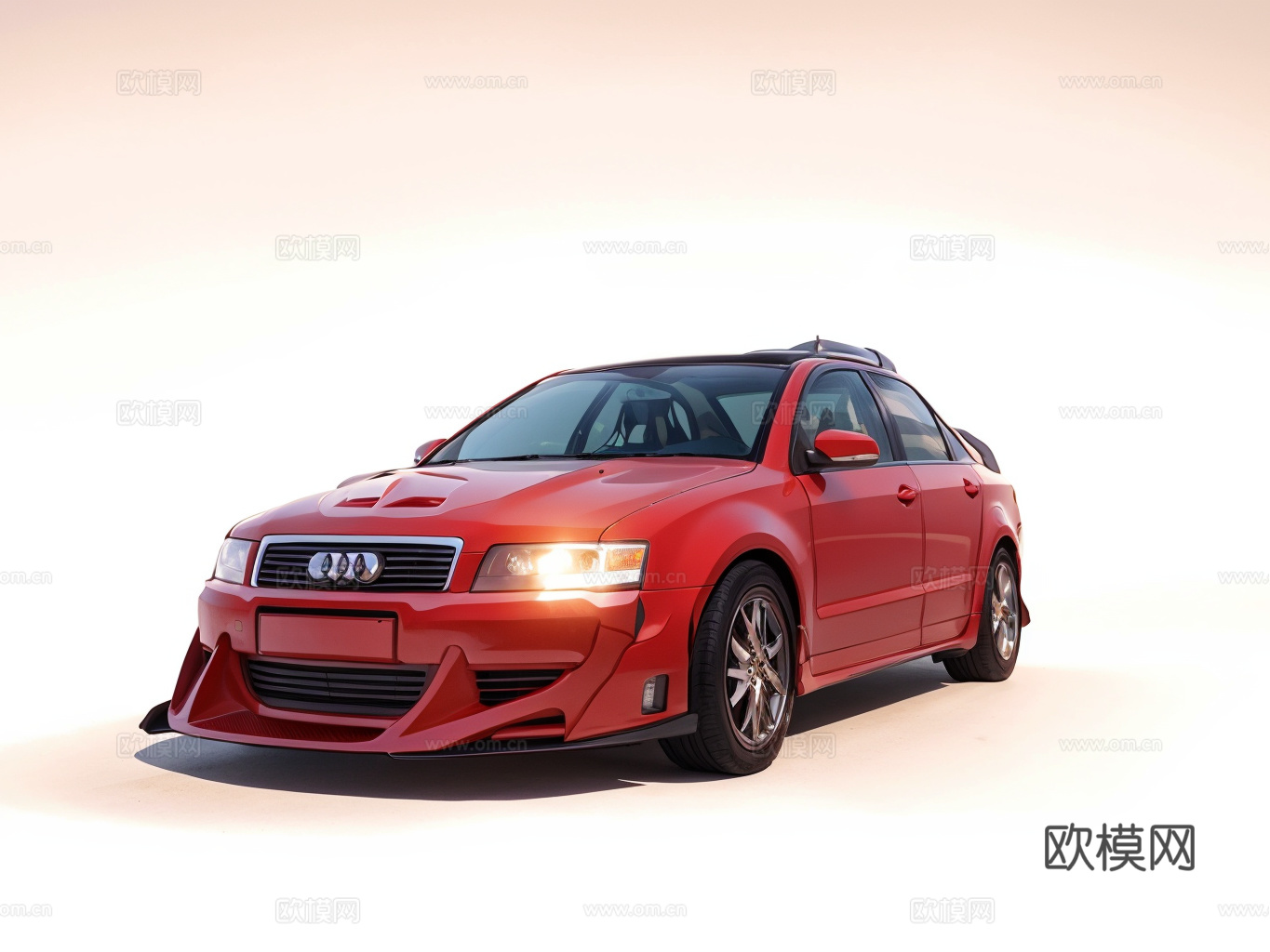 汽车su模型下载（渲染图1）