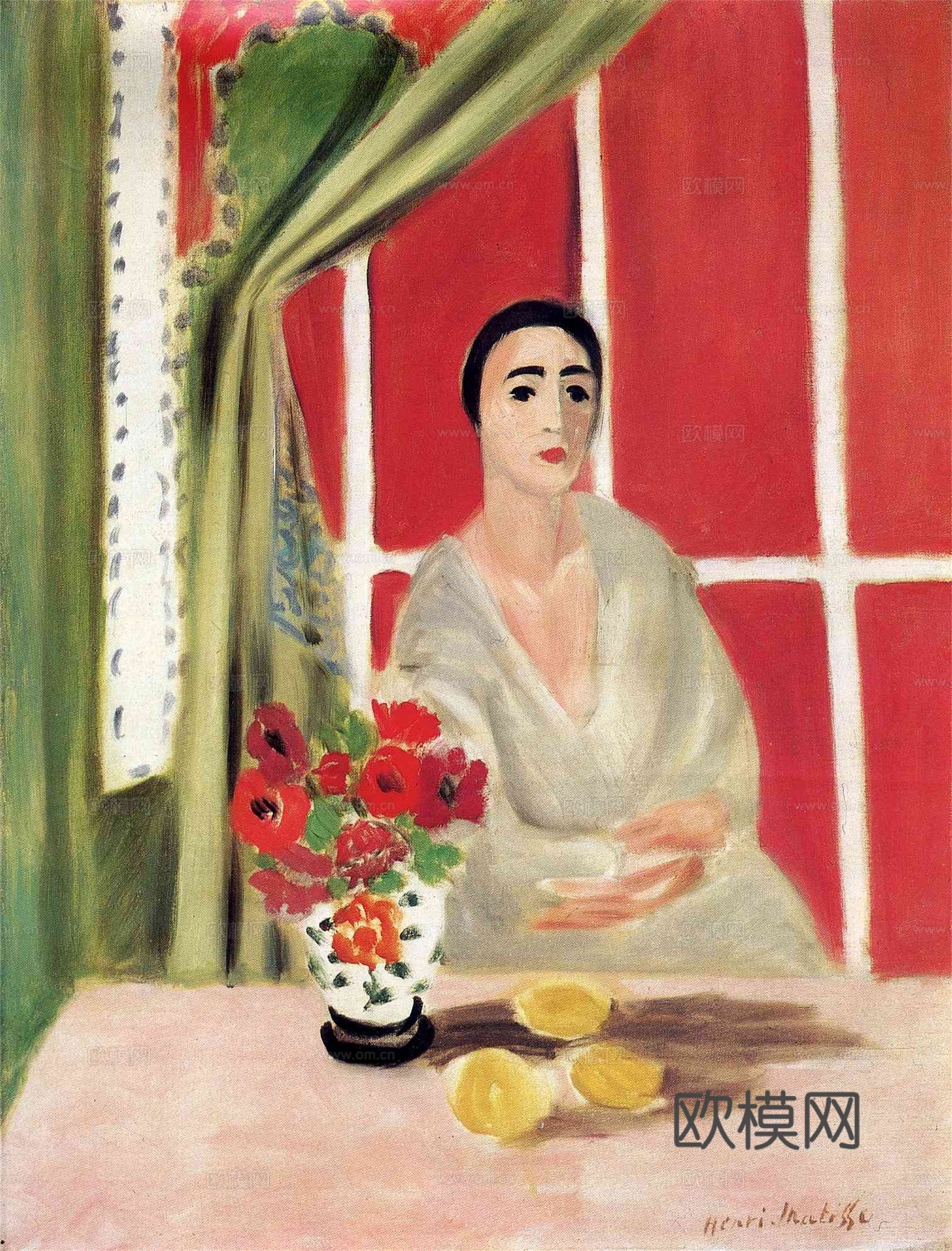 马蒂斯野兽派绘画作品，现代世界经典名画，抽象画238 马蒂斯下载