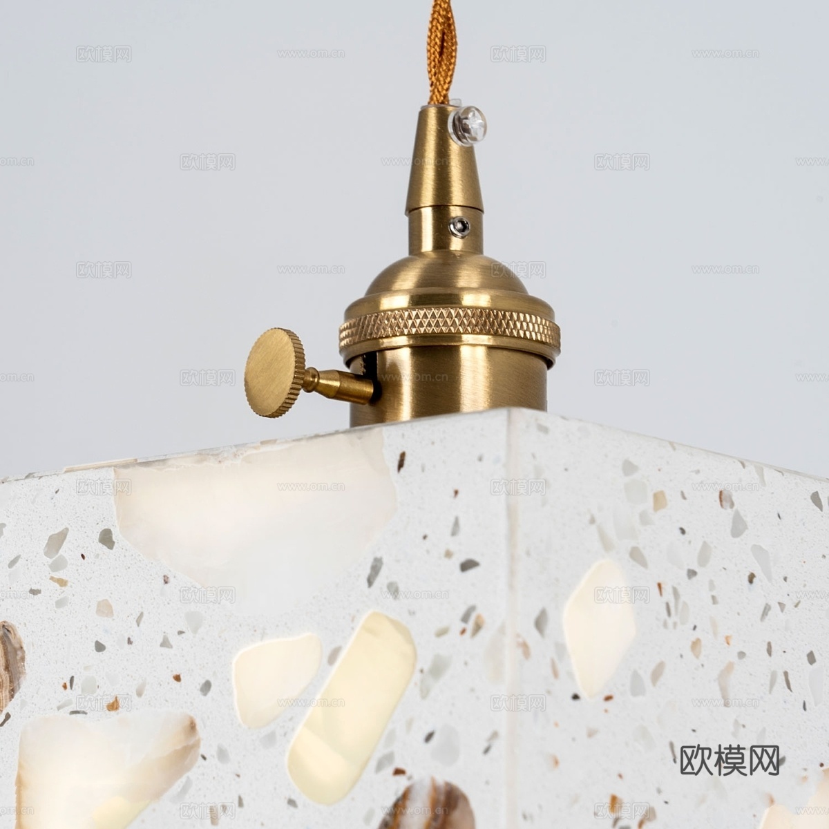 MODELUX 大理石方块吊灯3d模型下载（渲染图2）