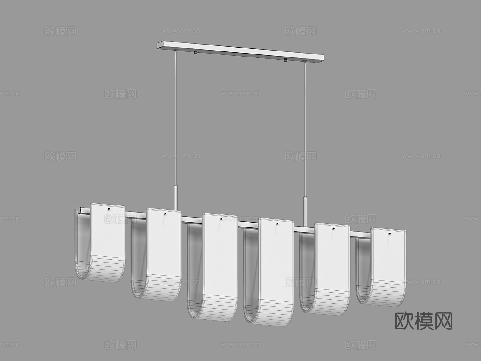 LampsShop 吊灯3d模型下载（渲染图2）