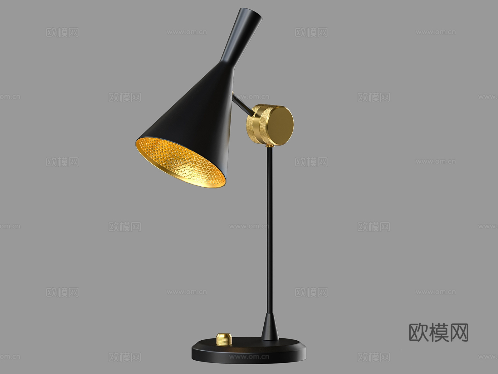 LampsShop 轻奢台灯3d模型下载（渲染图1）