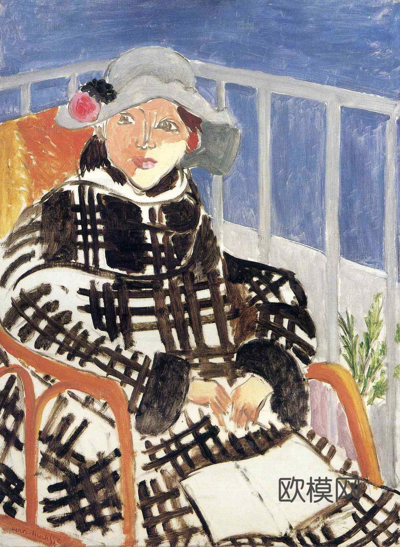 马蒂斯野兽派绘画作品，现代世界经典名画，抽象画288 马蒂斯下载