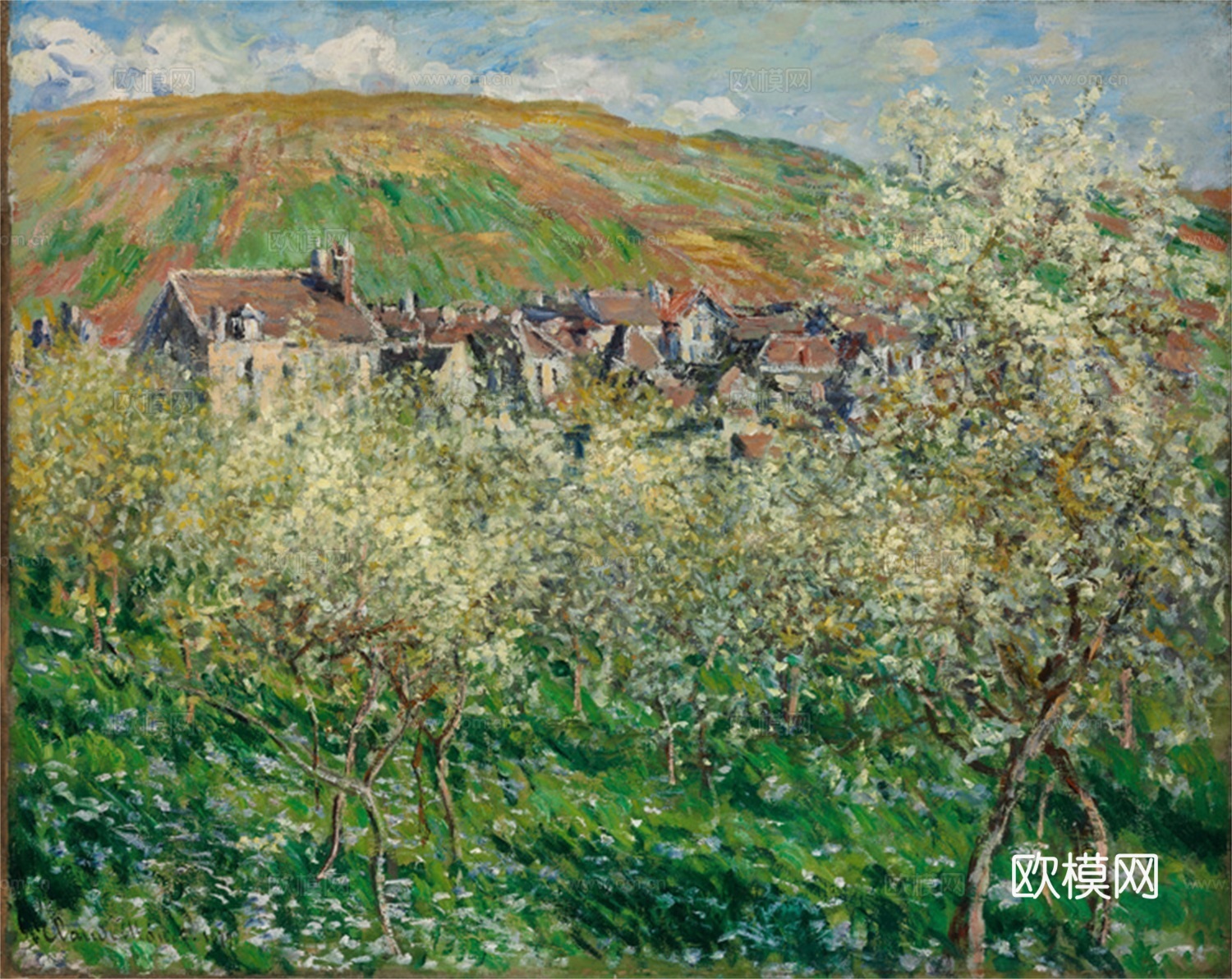 莫奈印象派绘画作品，世界经典名画04-克劳德下载