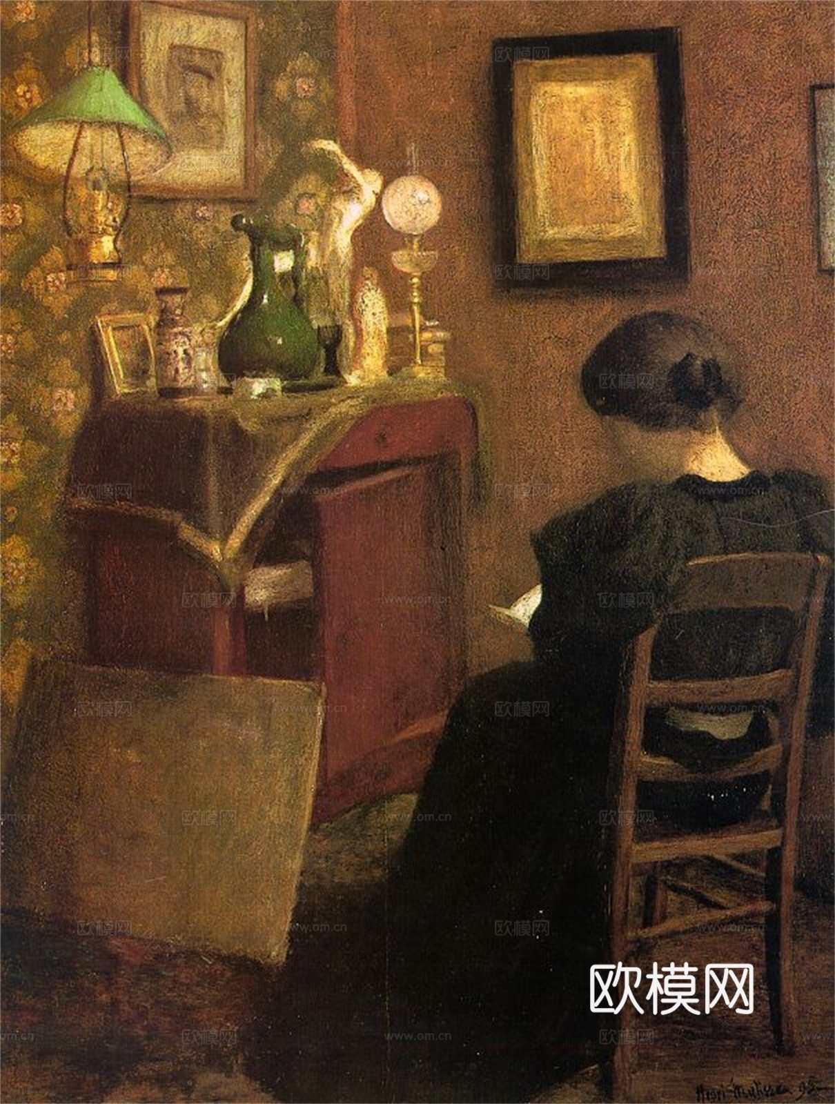 马蒂斯野兽派绘画作品，现代世界经典名画，抽象画153 马蒂斯下载