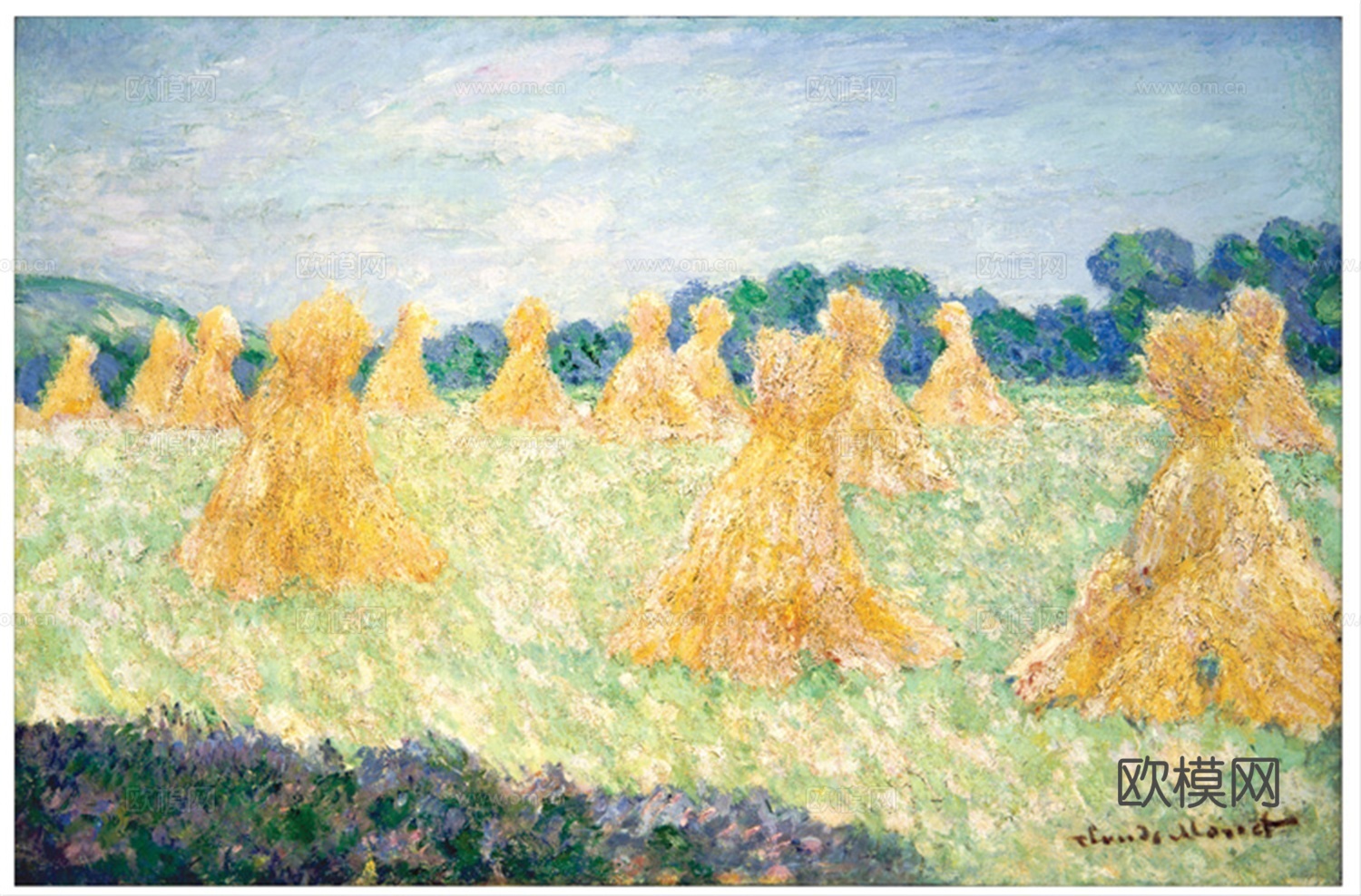 莫奈印象派绘画作品，世界经典名画2The Young Lad